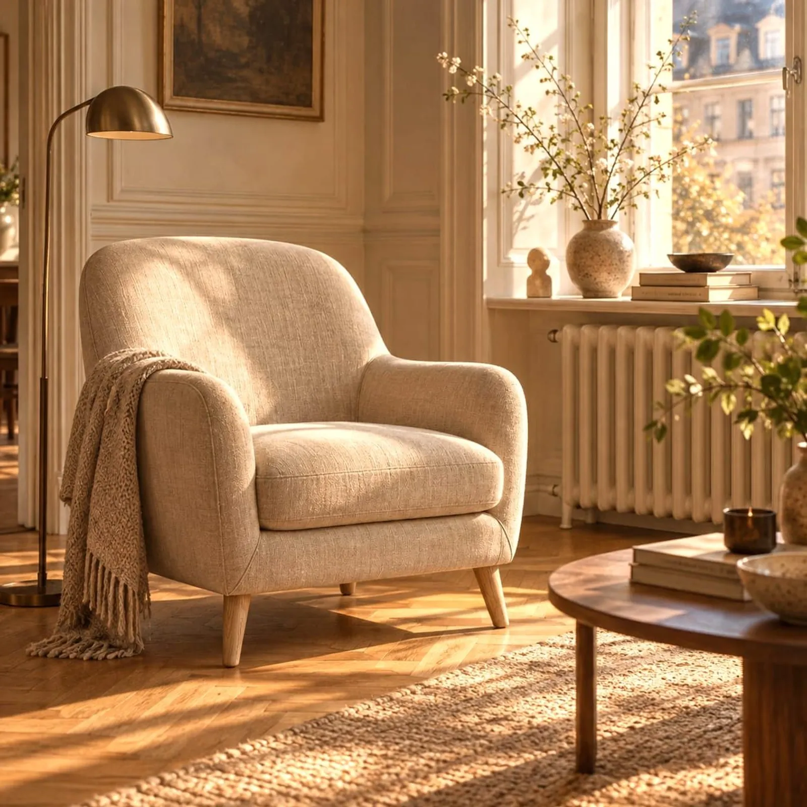 Fauteuil Strand en laine - miniature 2
