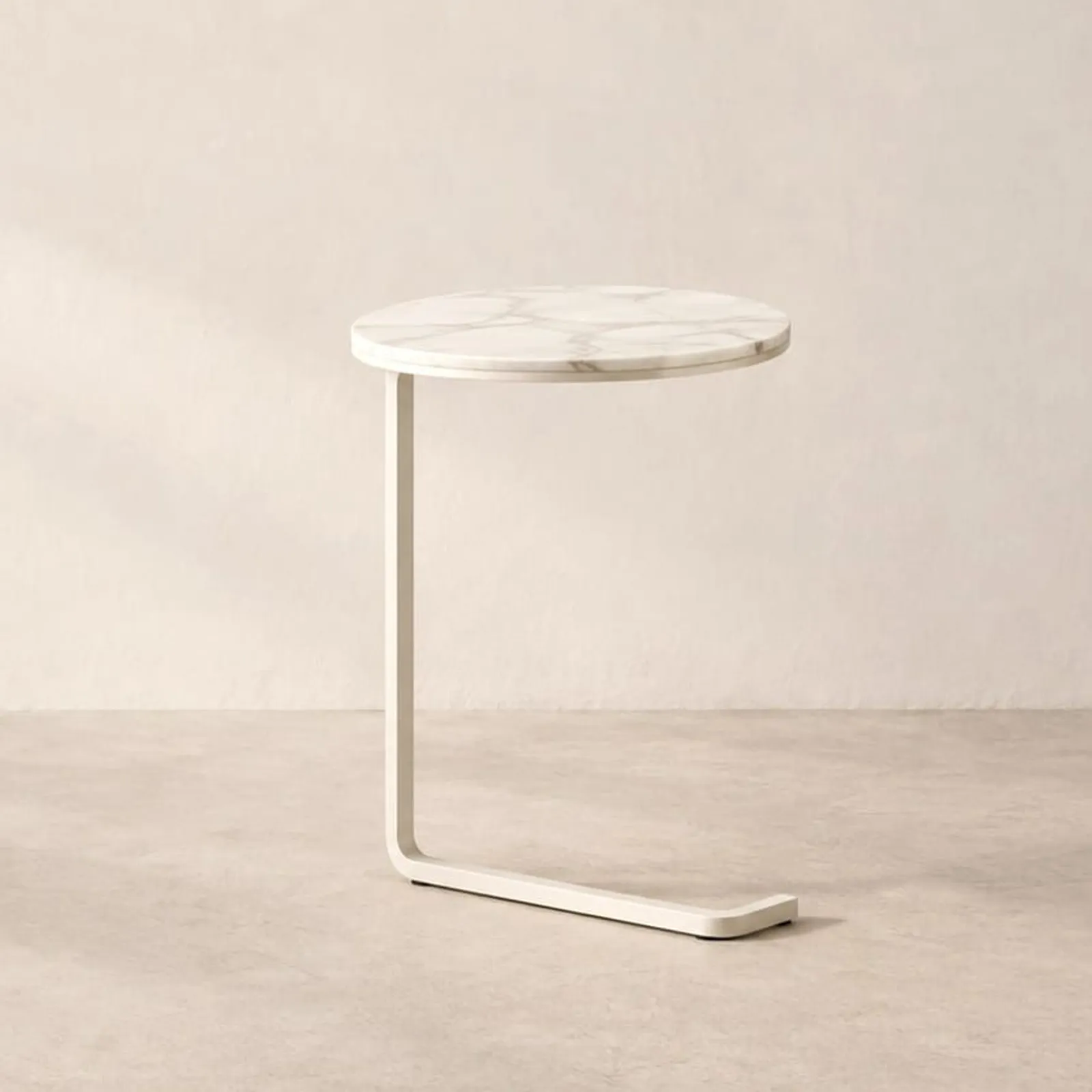 Table d’appoint Dal blanc craie II - miniature 1