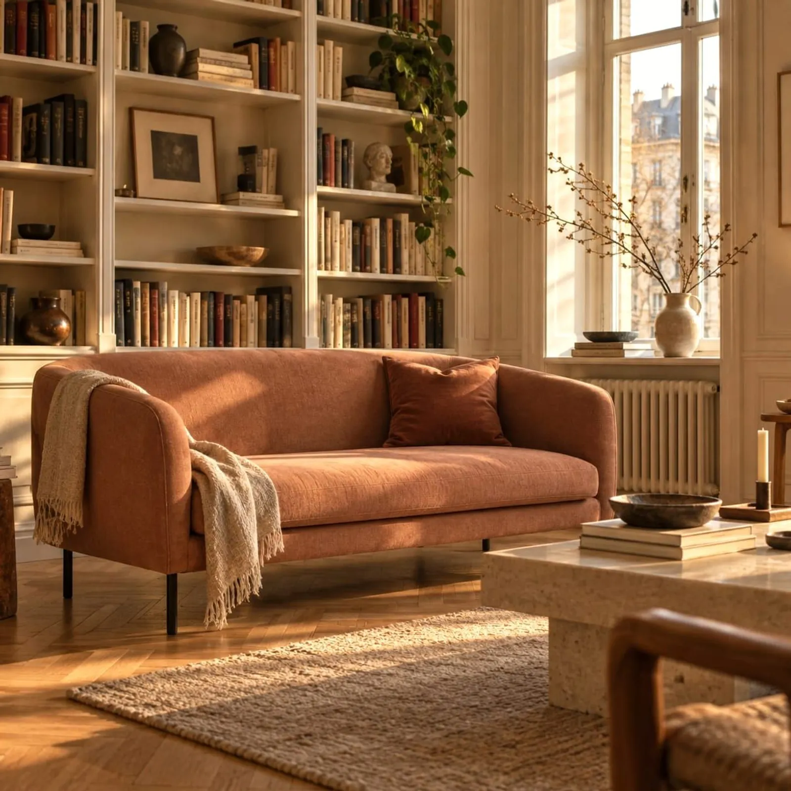 Soffa Bränna Havsblå II - miniatyr 2