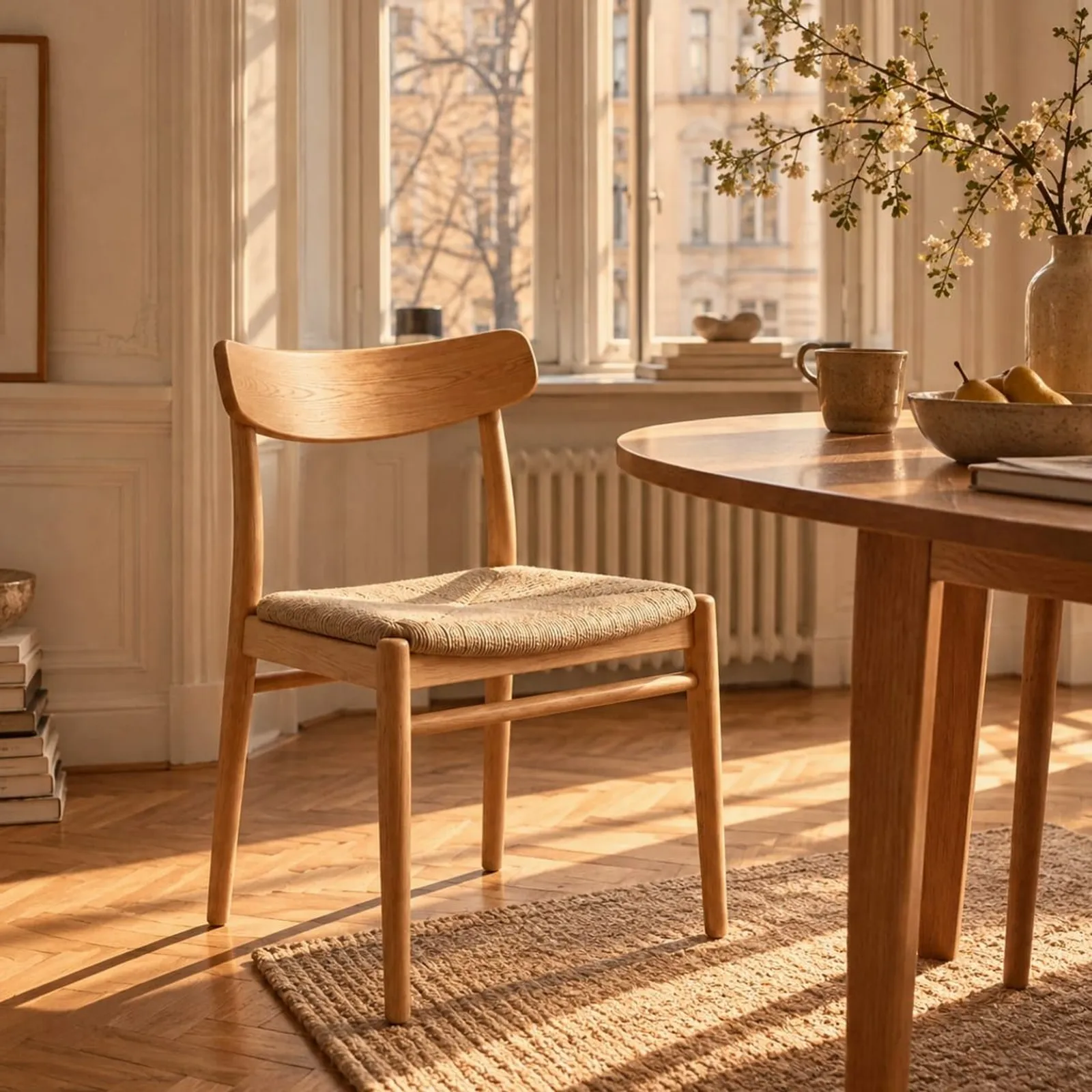 Chaise Kulle en chêne - miniature 3