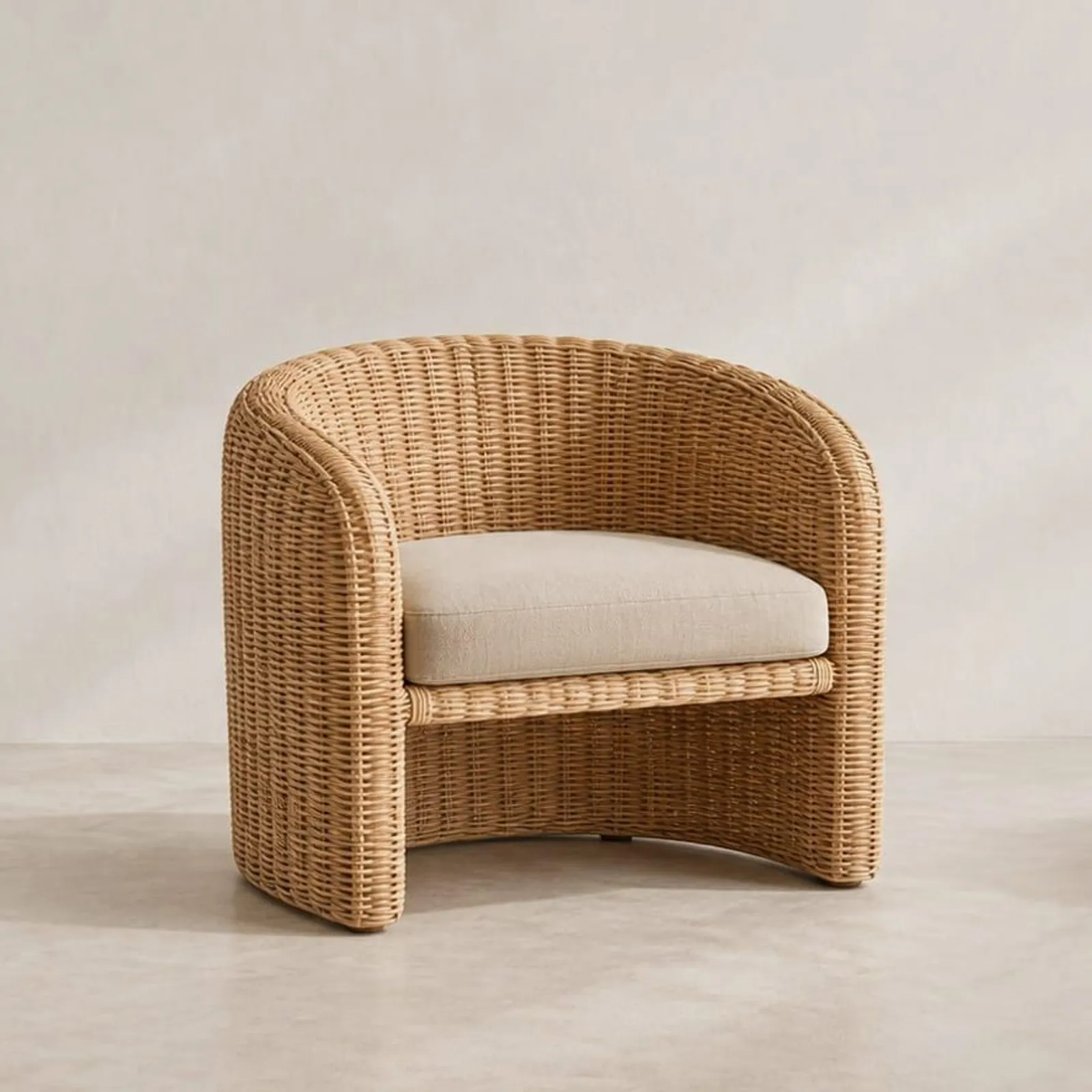 Fauteuil Bryggan en rotin