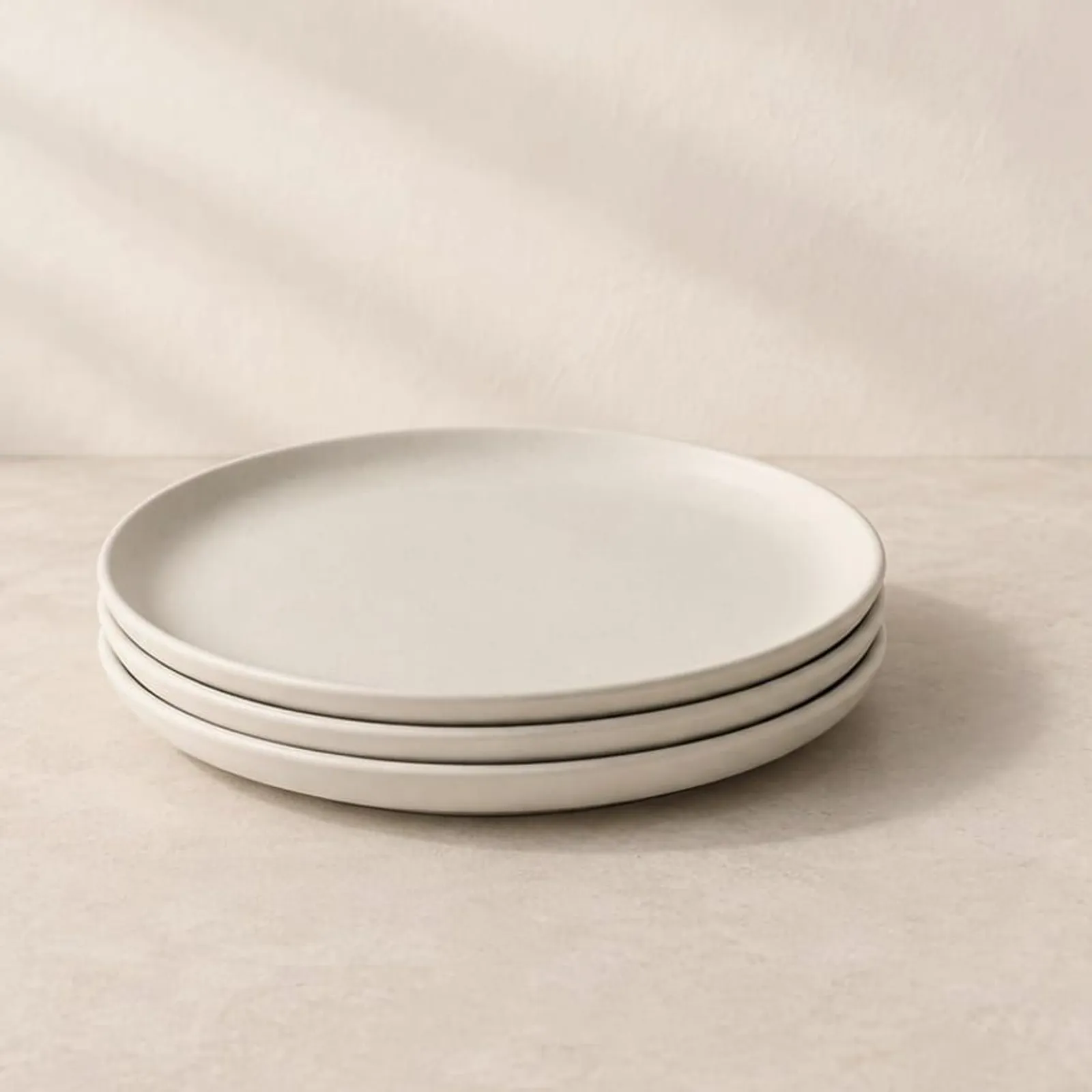 Assiette Lönn blanc craie IV - miniature 1