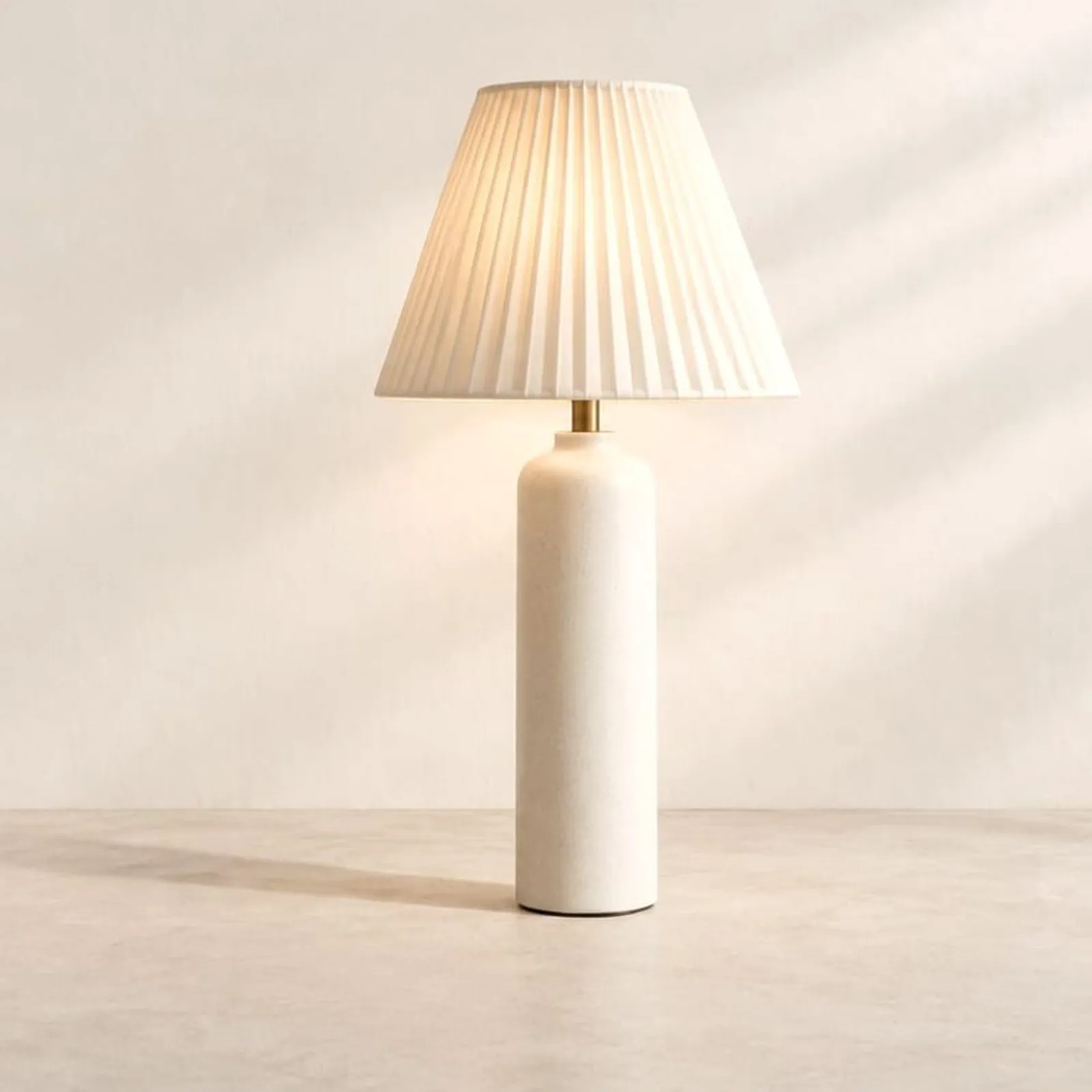 Lampe de table Oxel blanc craie - miniature 1