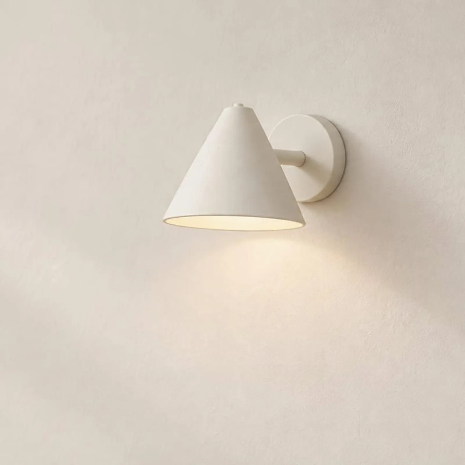 Vägglampa Lind Kritvit II - miniatyr 2