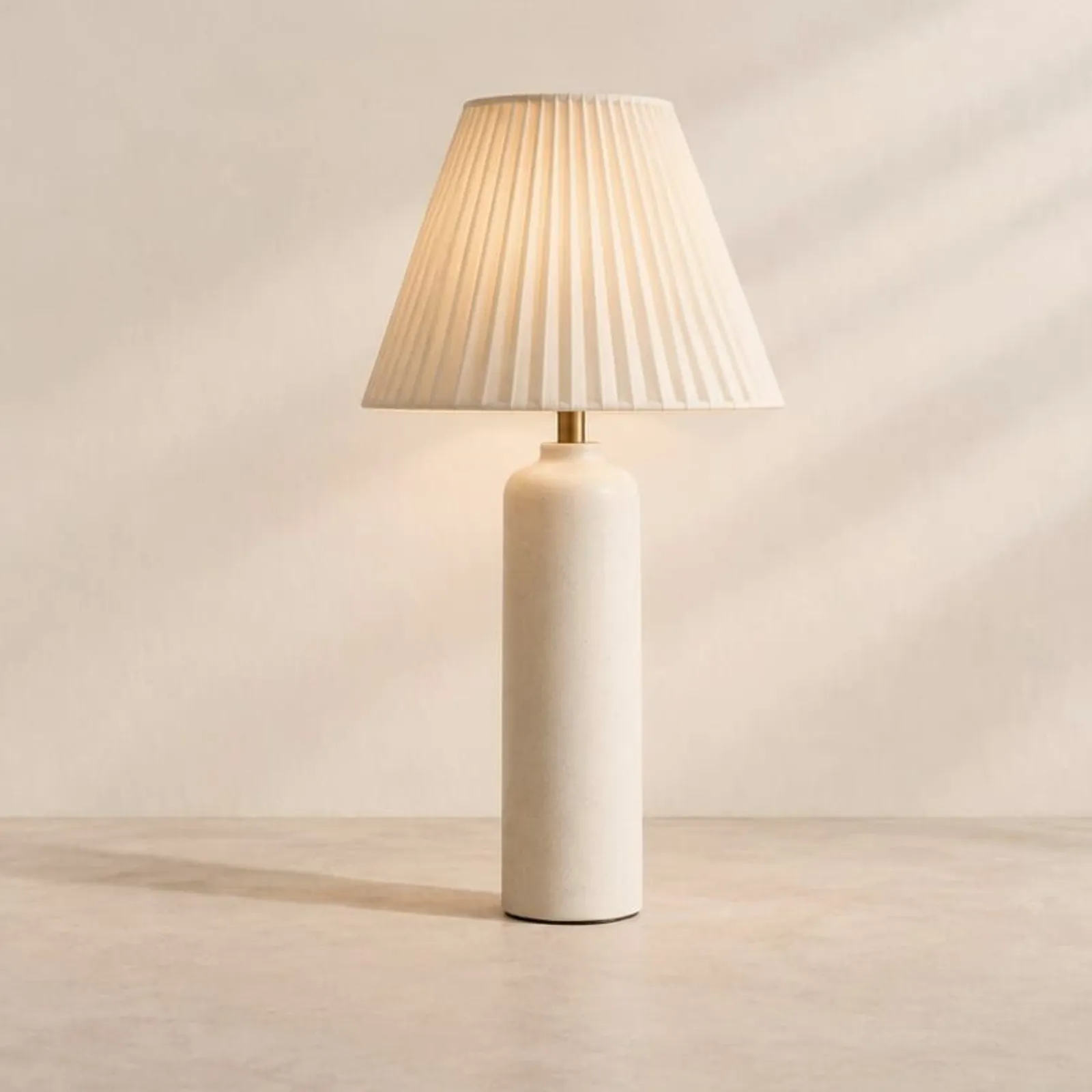 Lampe de table Bryggan blanc craie III