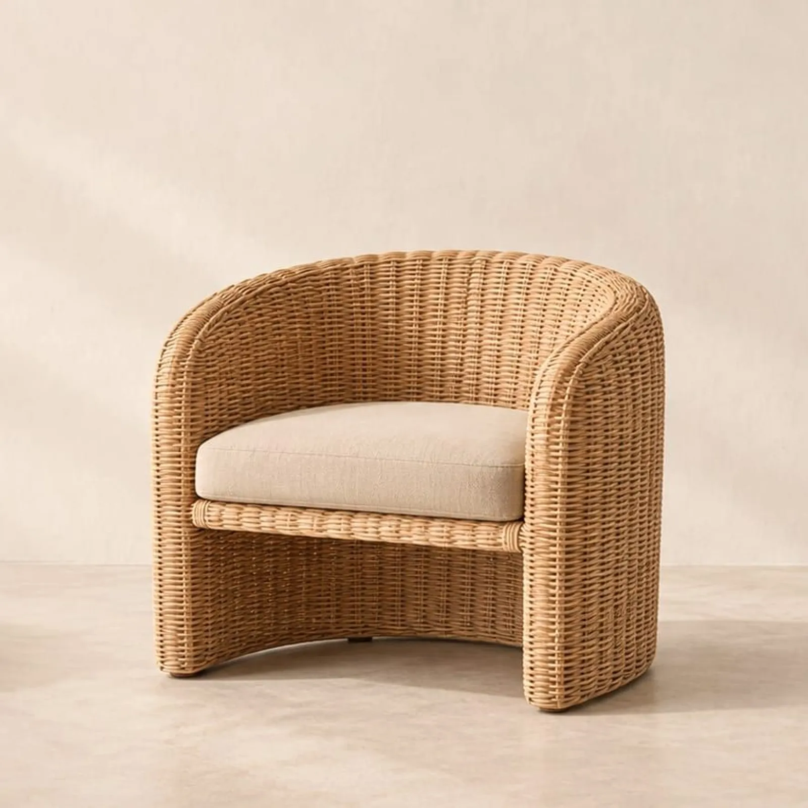 Fauteuil Hägg en rotin - miniature 1