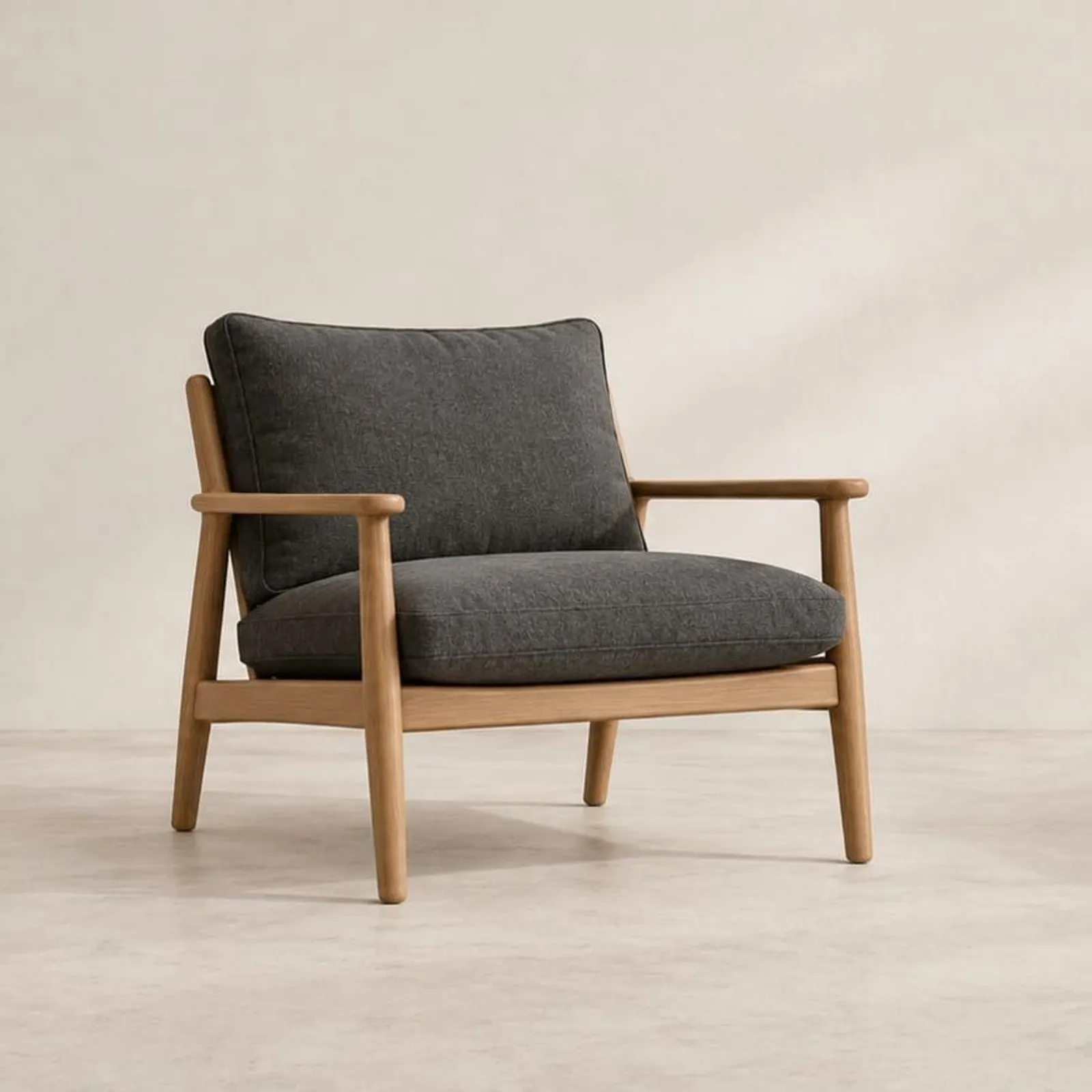 Fauteuil Skogen en laine - miniature 1
