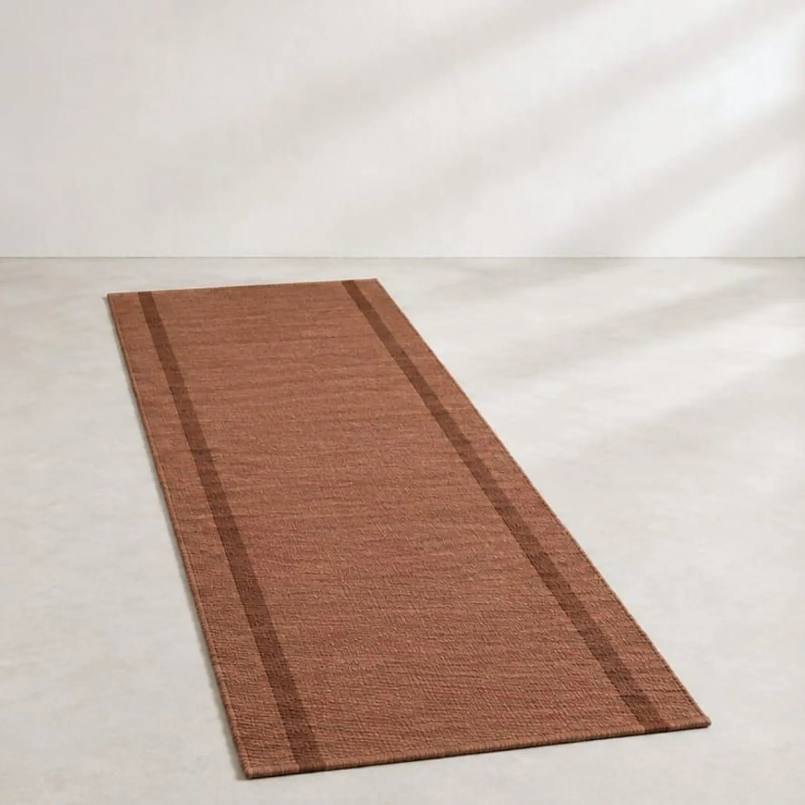 Tapis Linet rouille