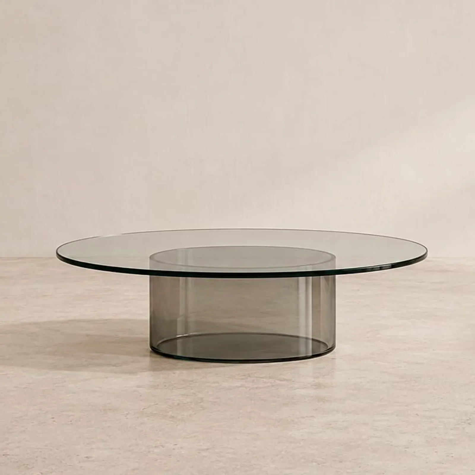 Table basse Mossa en verre - miniature 1