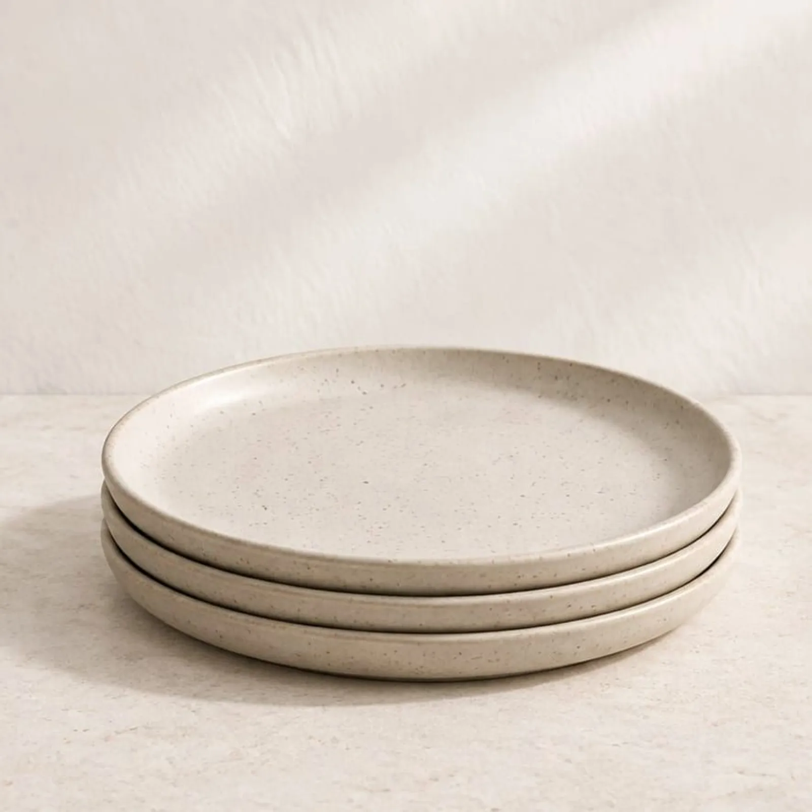 Assiette Lönn blanc craie IV - miniature 2