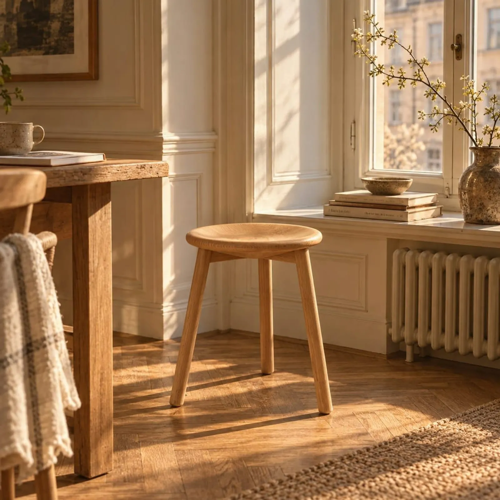 Tabouret Malört en chêne - miniature 2