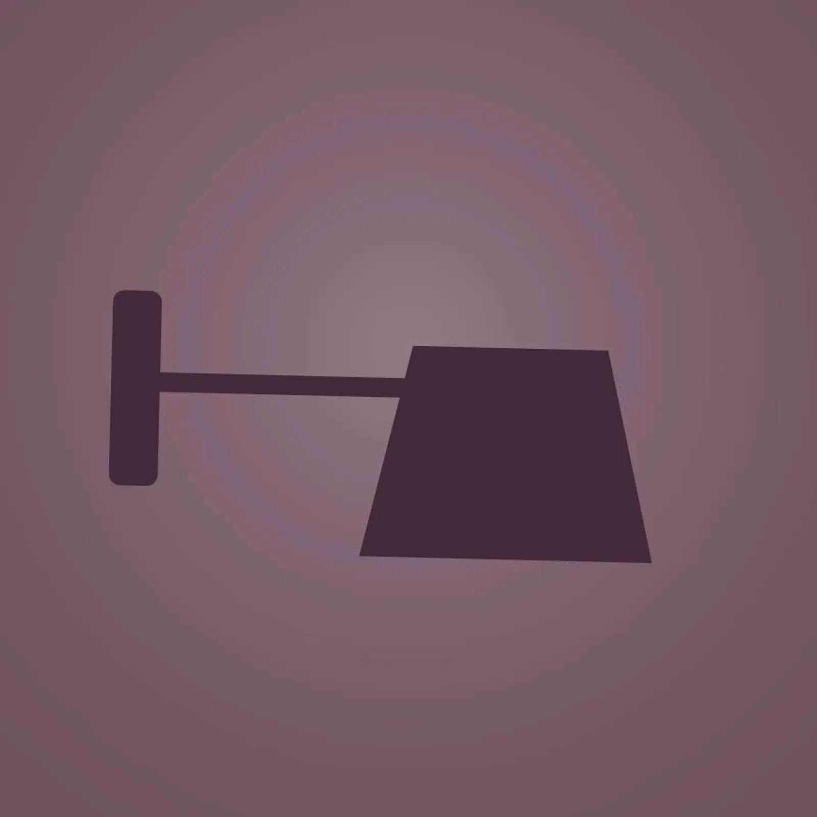 Vägglampa Ås Plommon