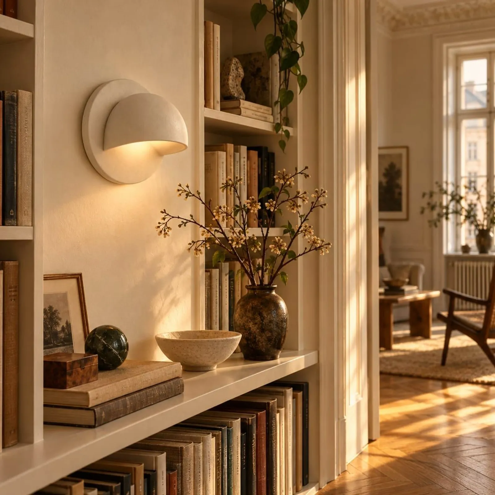 Applique Torö blanc craie V - miniature 3