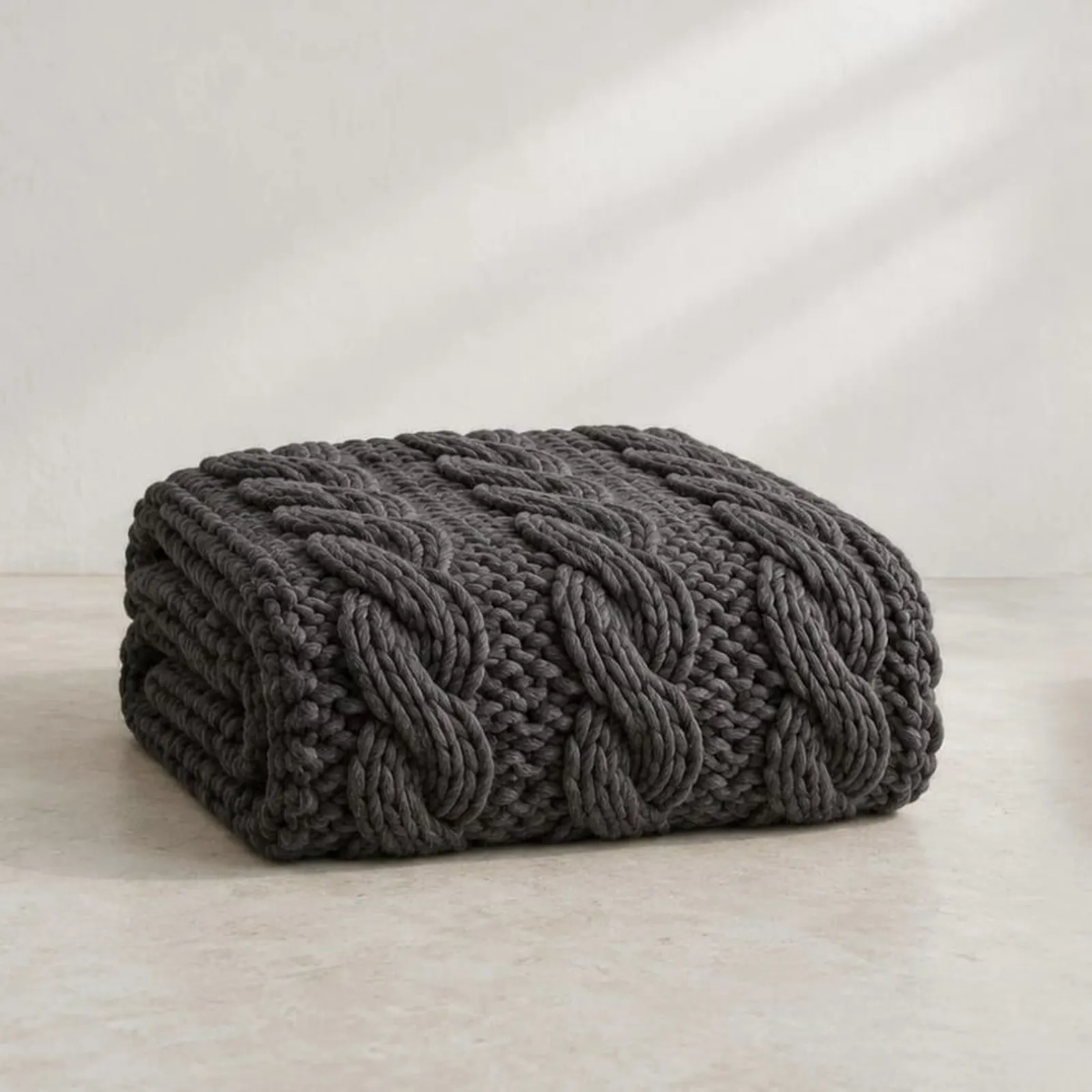 Plaid Linet charbon