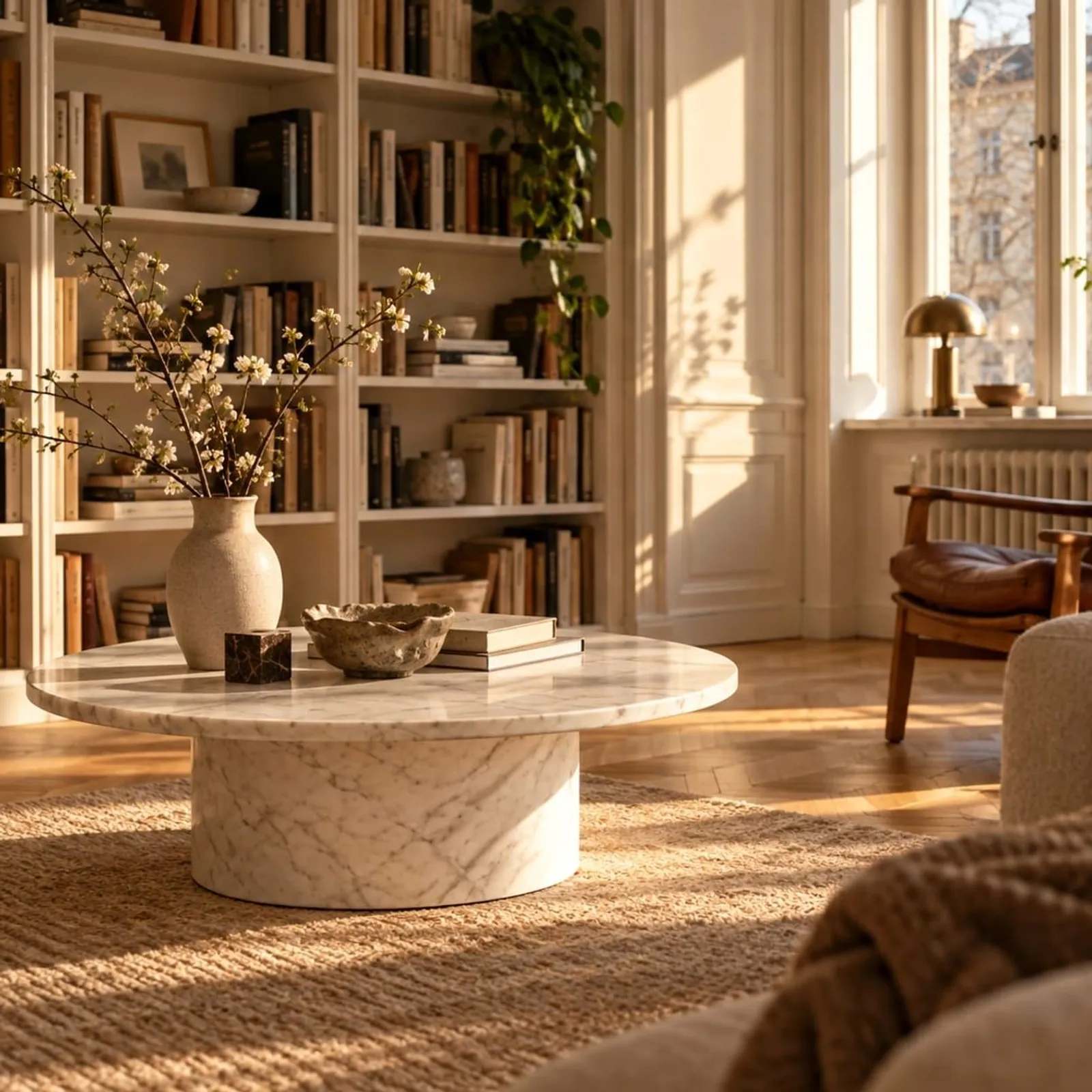 Table basse Äng blanc craie II - miniature 2