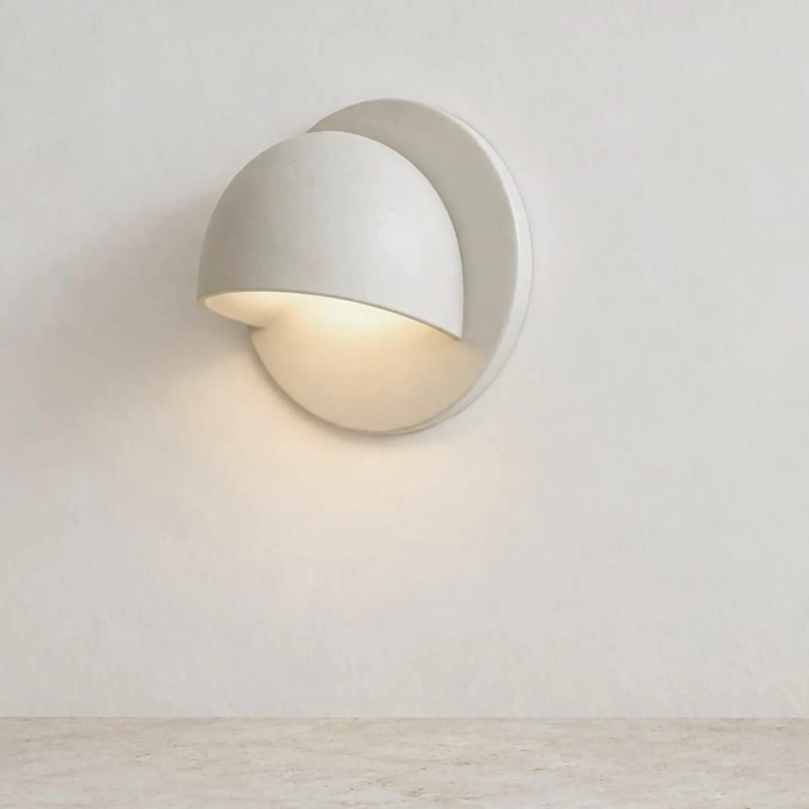Vägglampa Myr Kritvit II - miniatyr 2