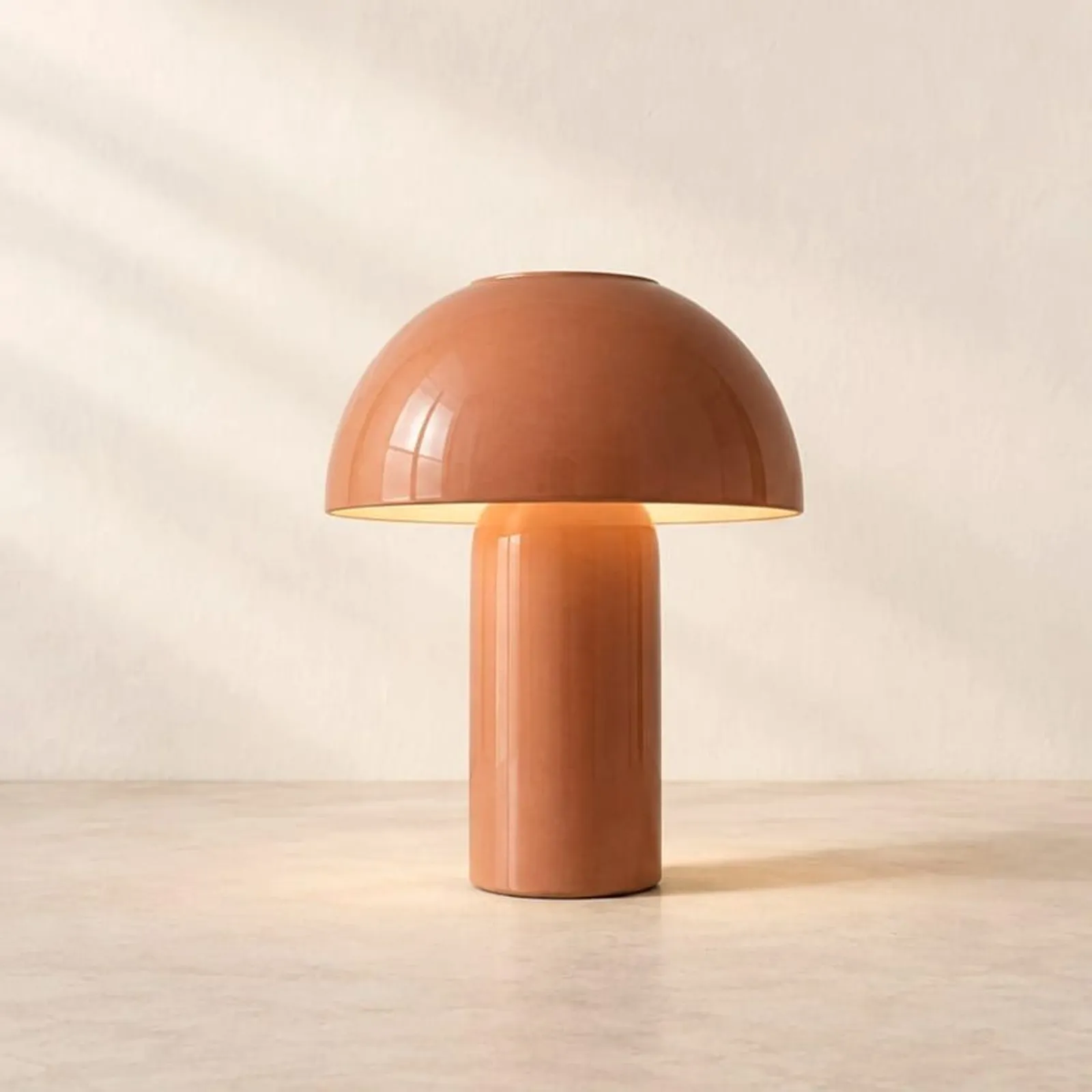 Lampe de table Hampa terracotta III