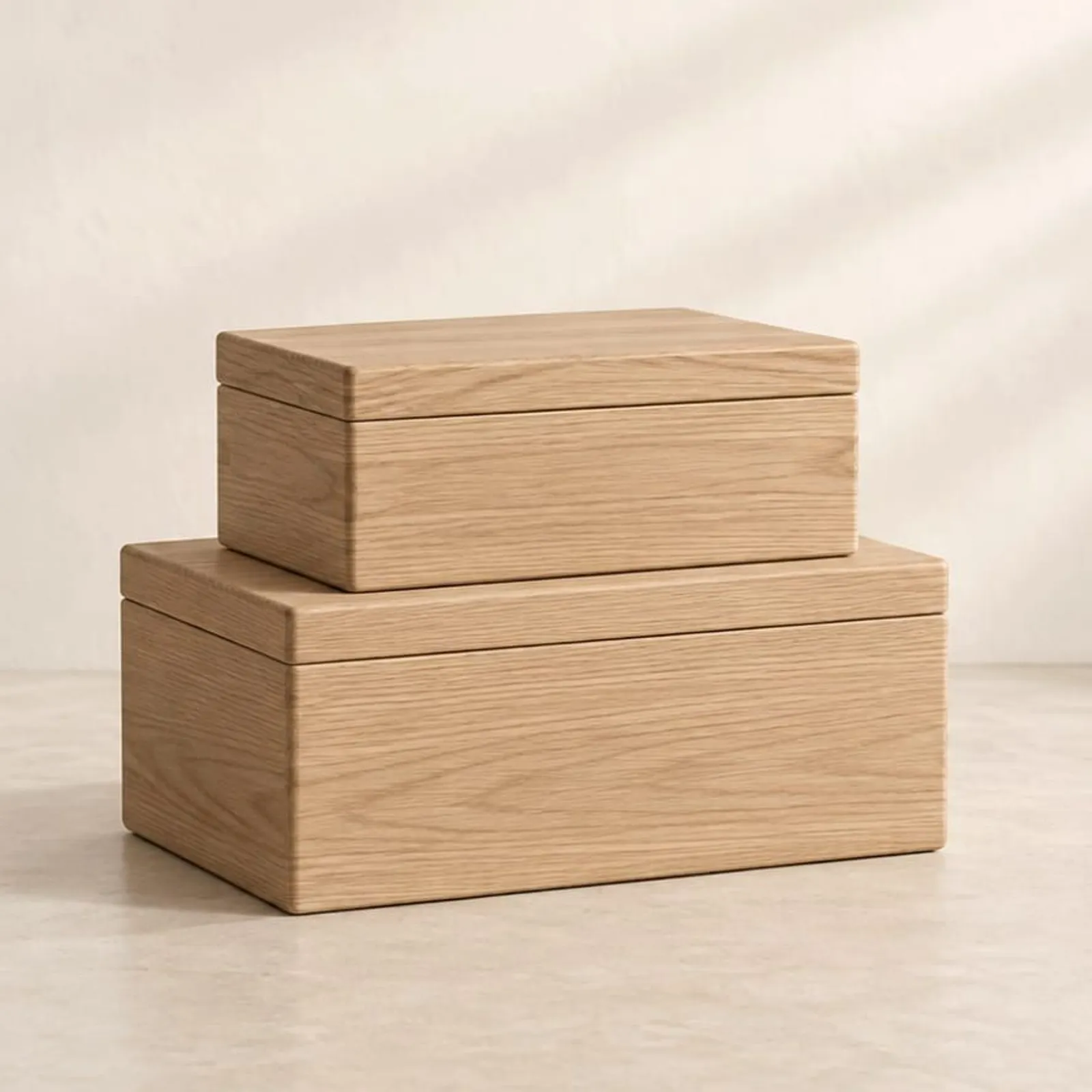 Boîte Tall en chêne