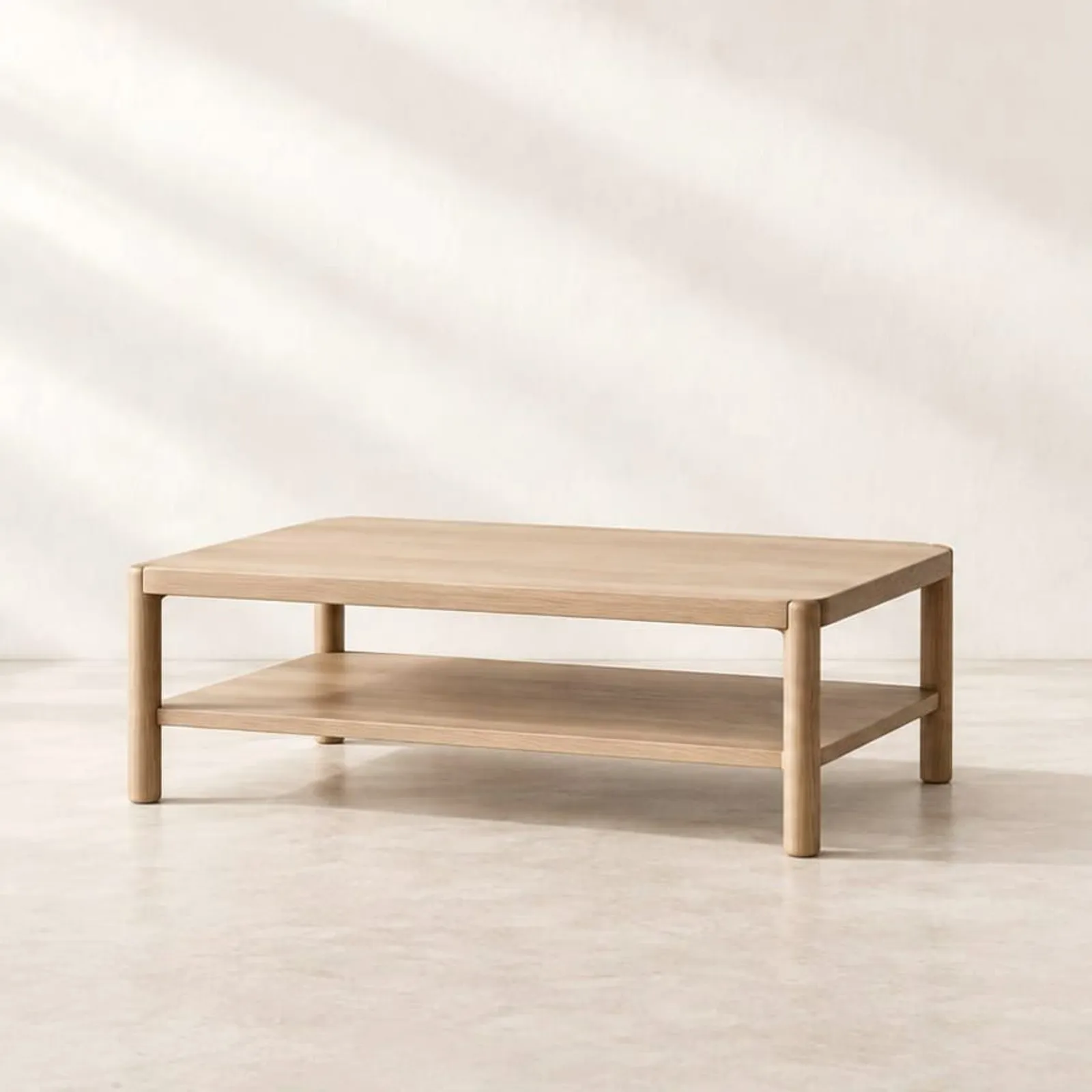 Table basse Kusten en chêne - miniature 1