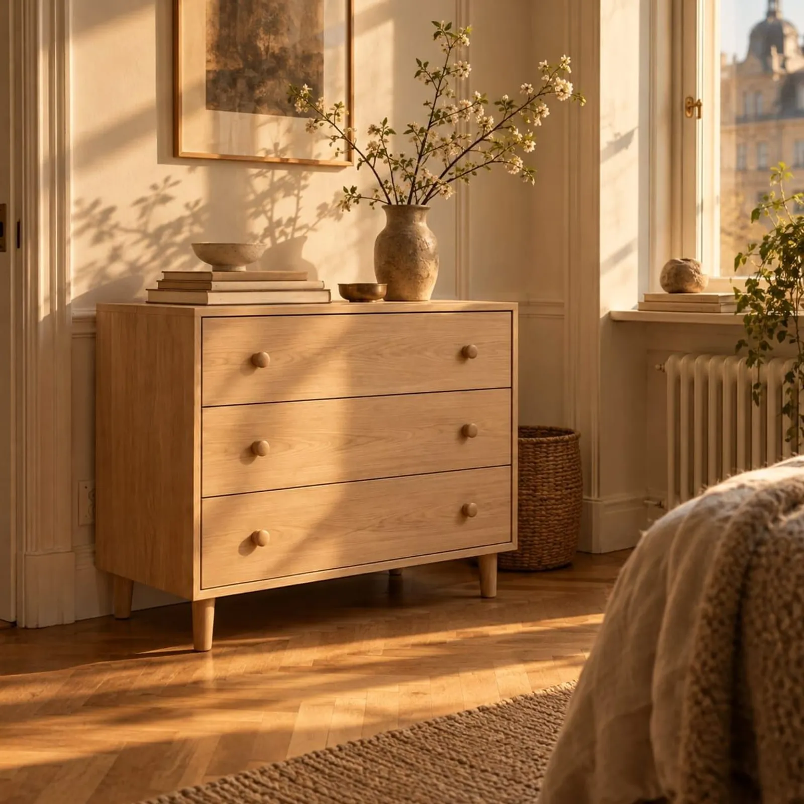 Commode Äng blanc craie - miniature 2