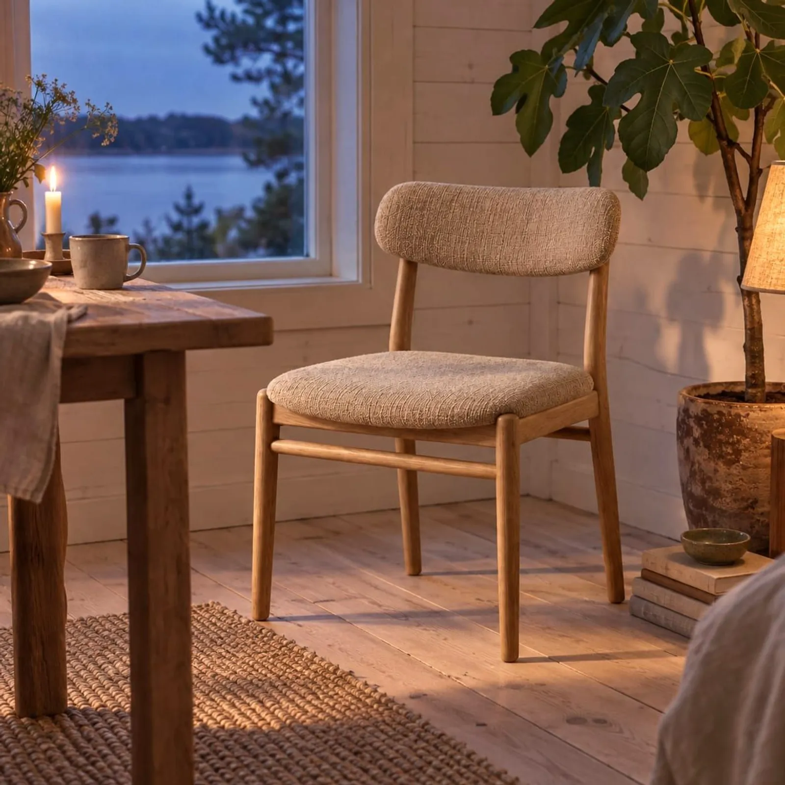 Chaise Alm naturel - miniature 2
