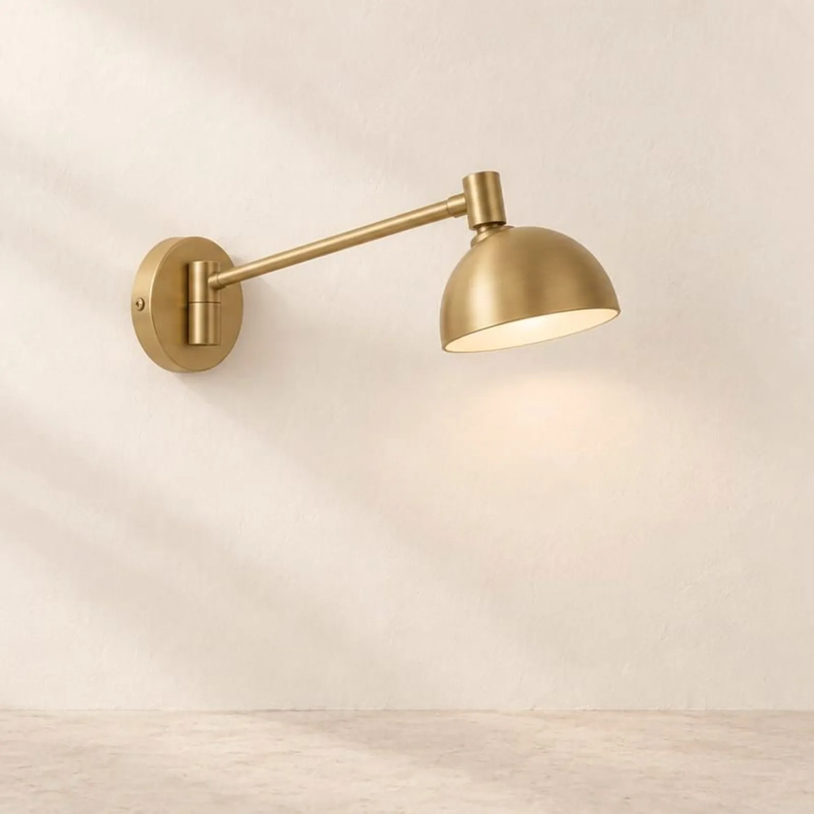 Vägglampa Äng Mässing - miniatyr 1
