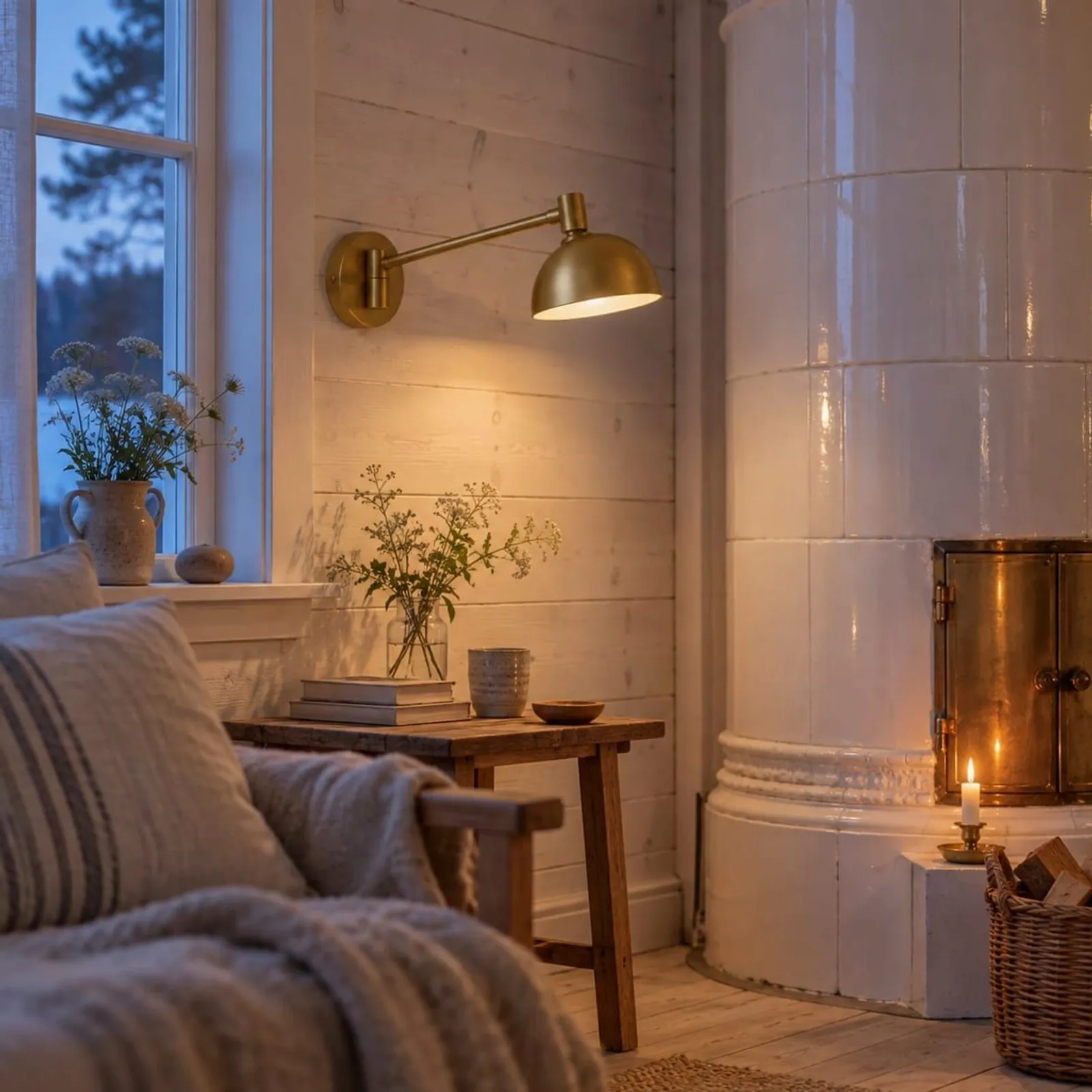 Vägglampa Klippa Stål - miniatyr 2