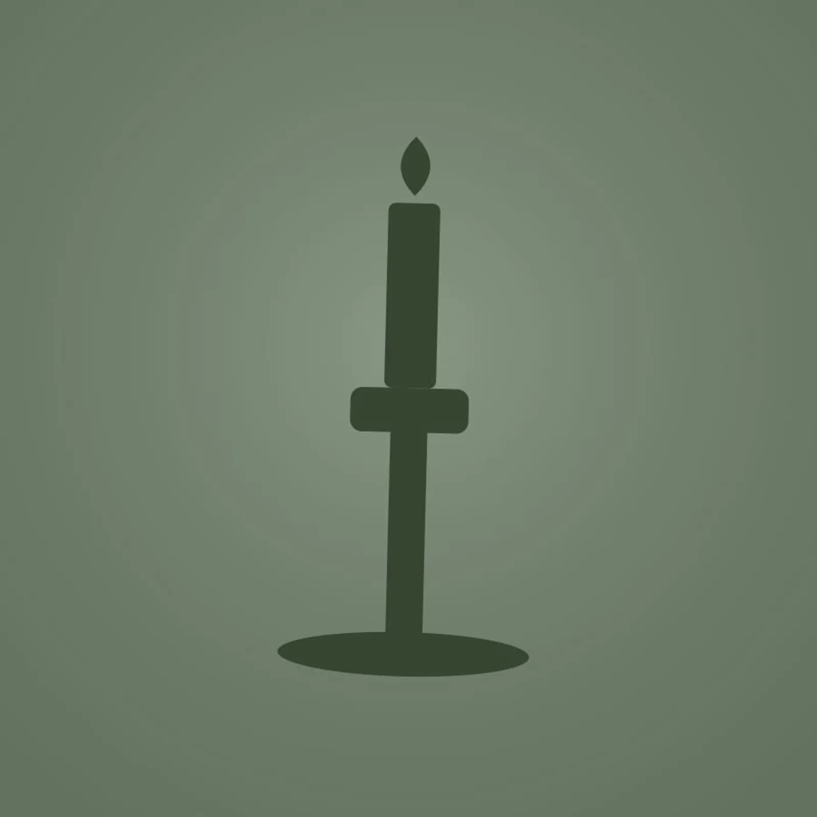 Ljusstake Äng Mässing