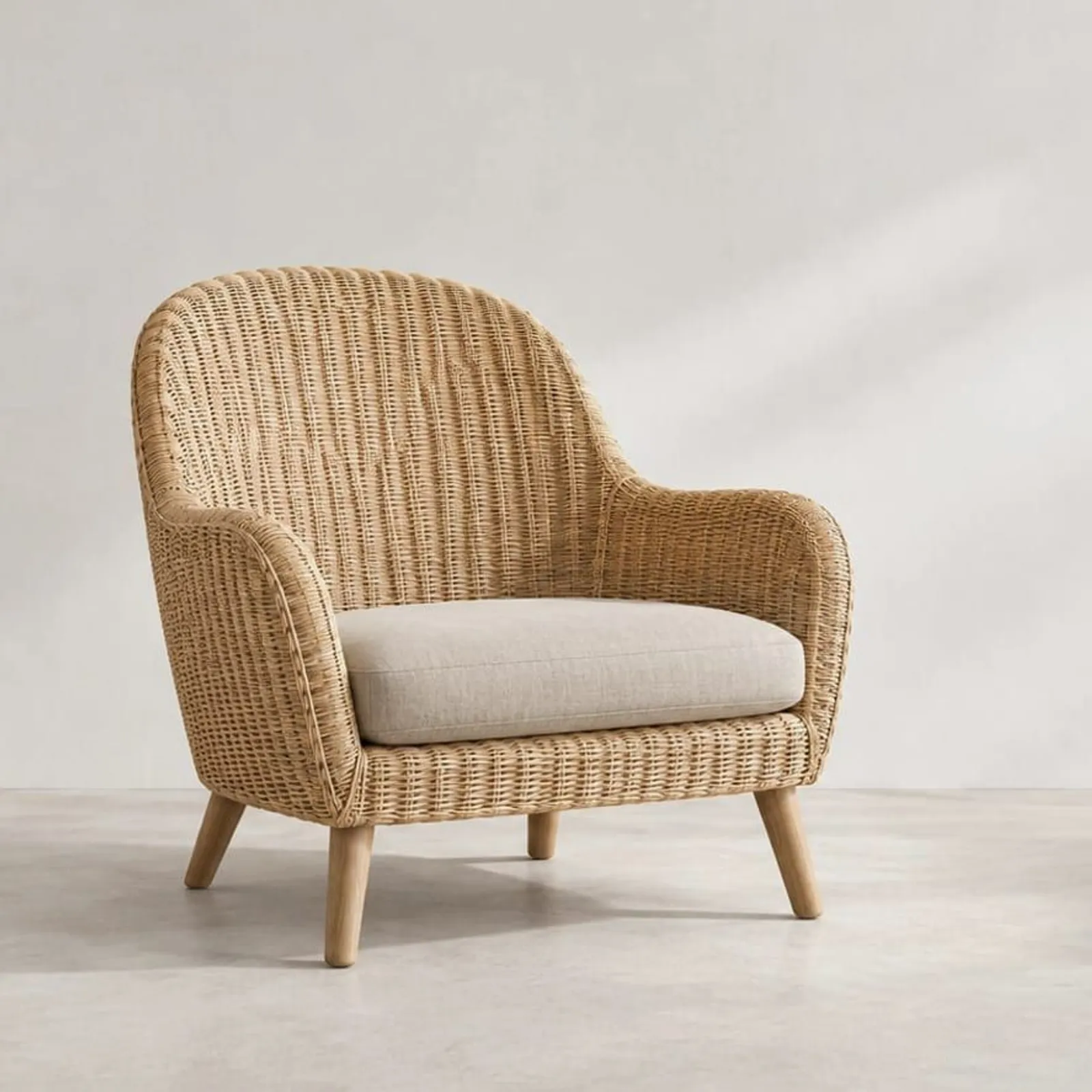 Fauteuil Hassel en rotin