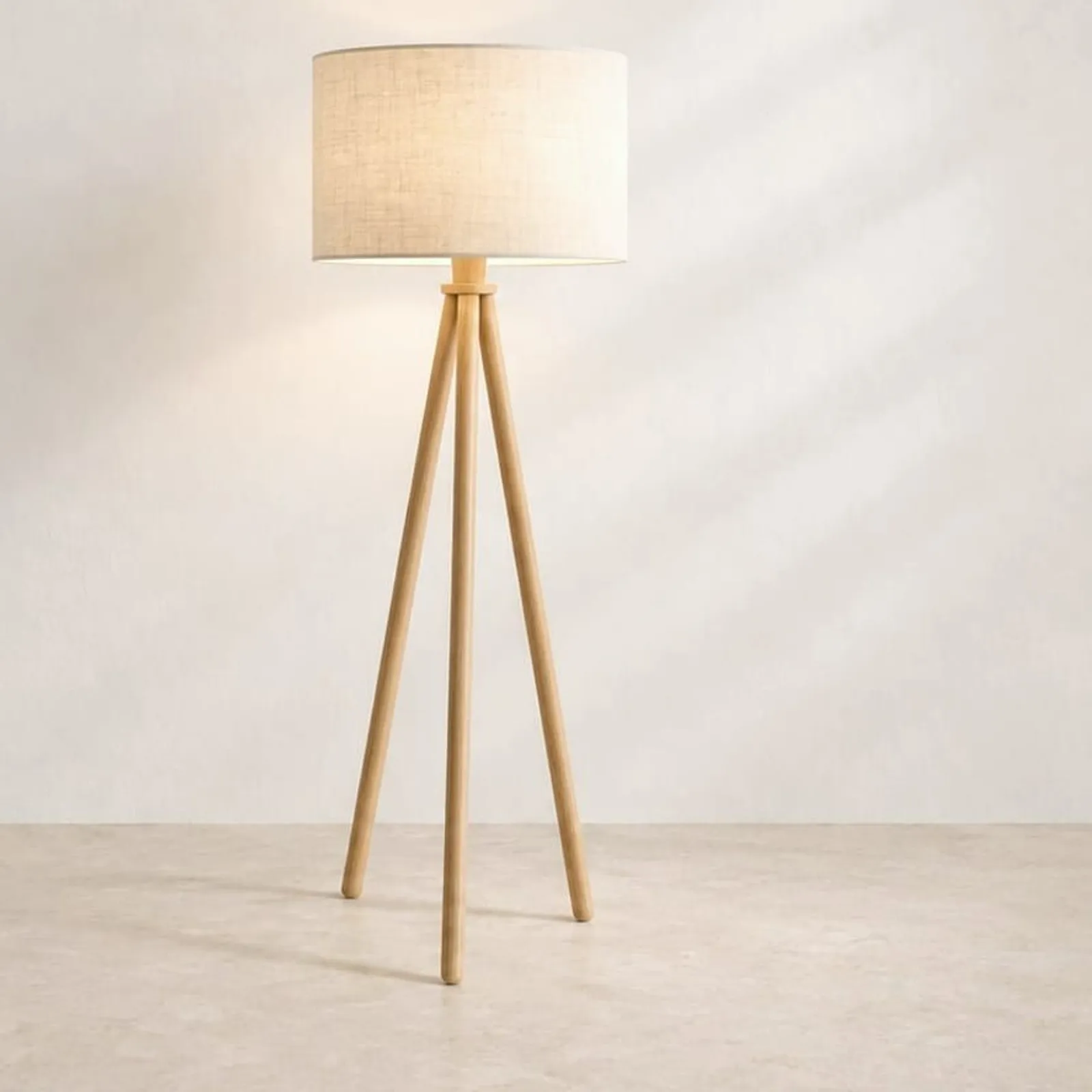 Golvlampa Lönn Natur V - miniatyr 2