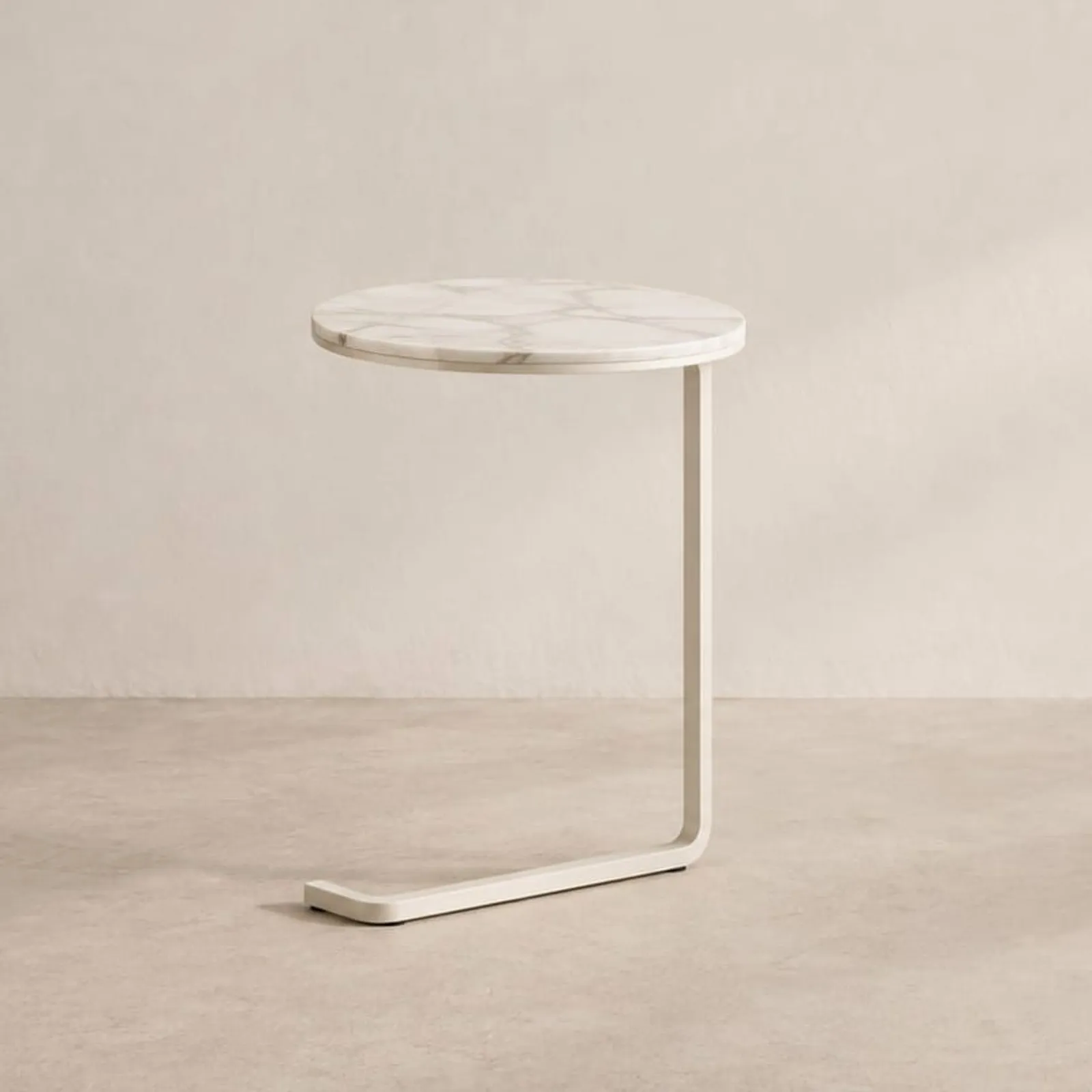 Table d’appoint Dal blanc craie