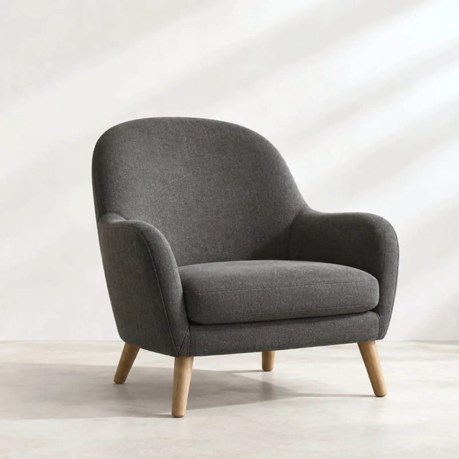 Fauteuil Vall charbon - miniature 1