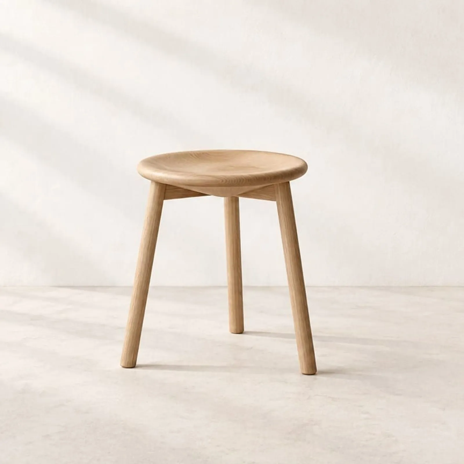 Tabouret Linet naturel - miniature 1