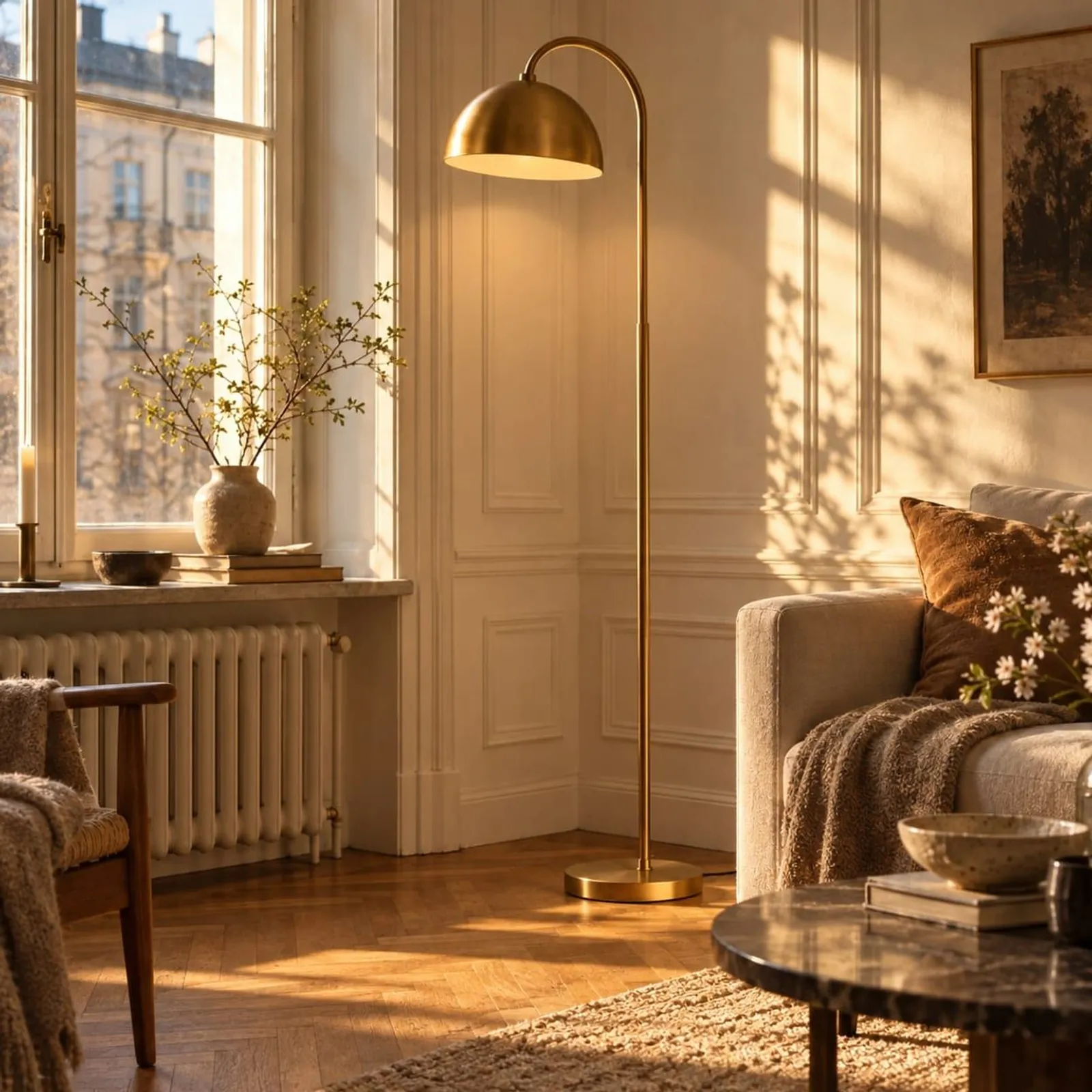 Lampadaire Tall en chêne - miniature 3