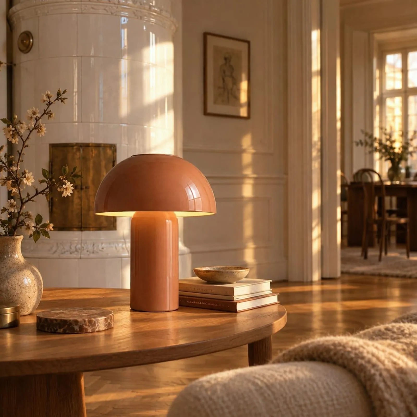 Lampe de table Vall ocre V - miniature 2