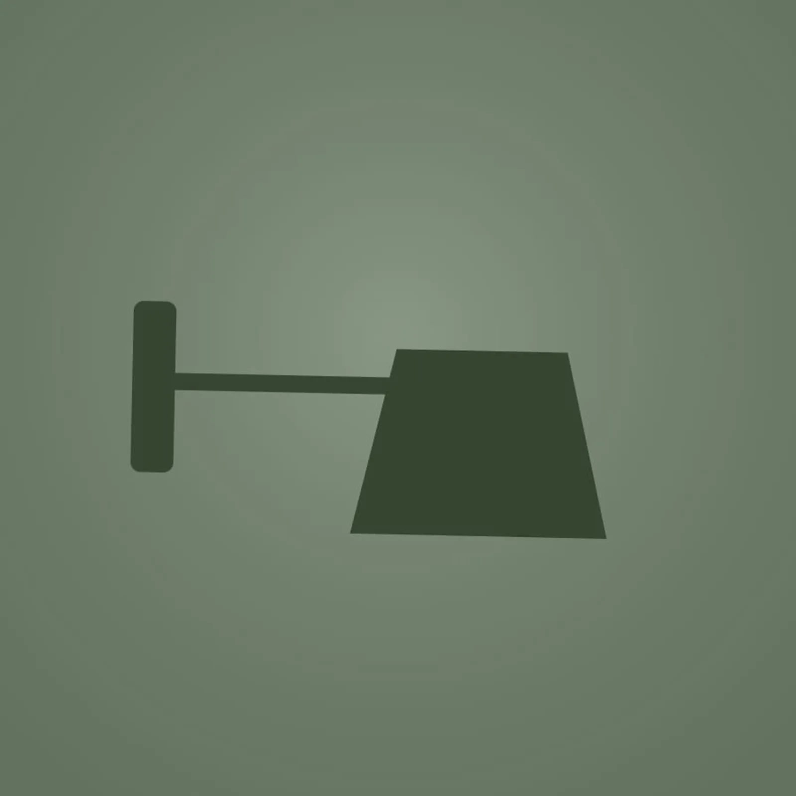Vägglampa Kulle Glas