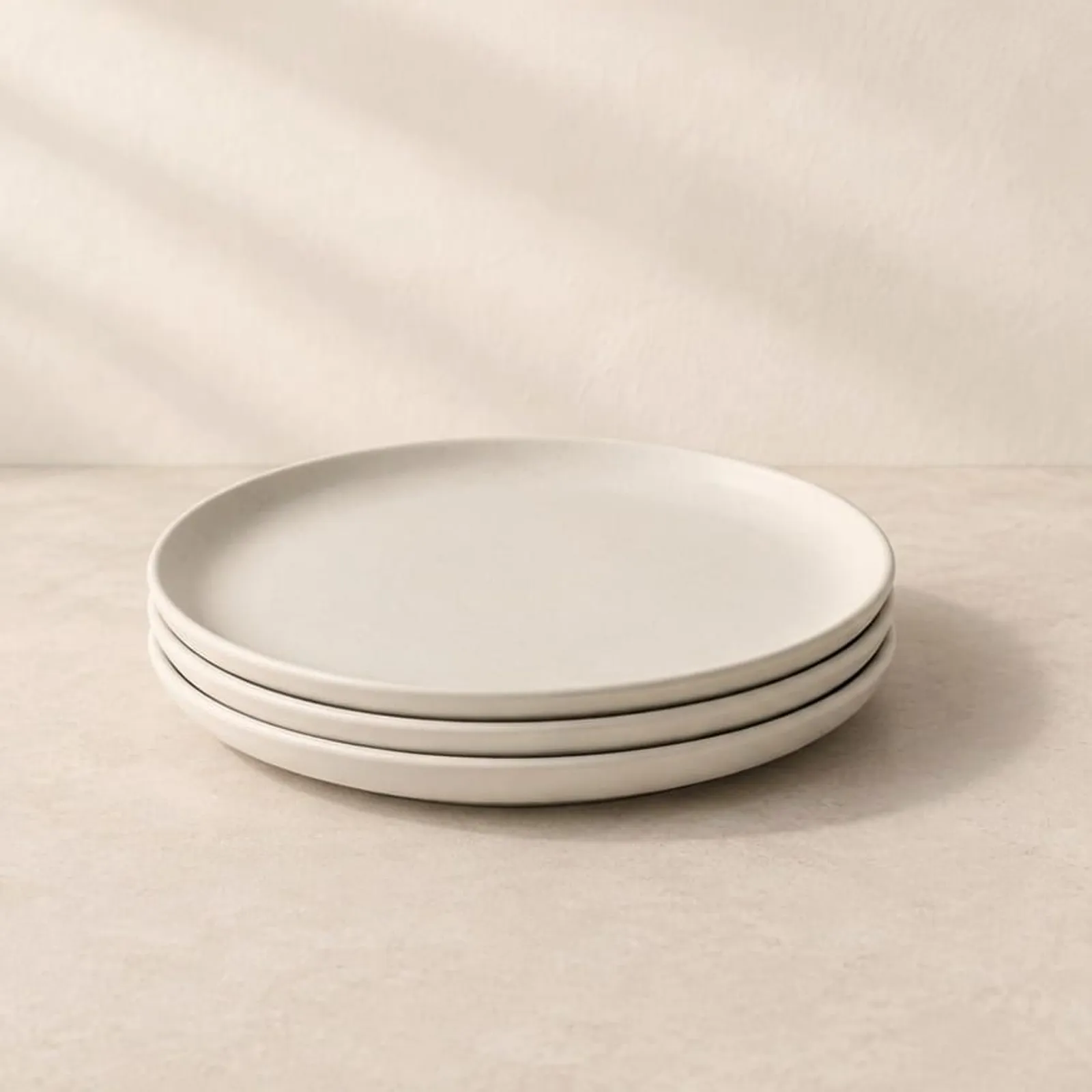 Assiette Tjärn blanc craie IV - miniature 1