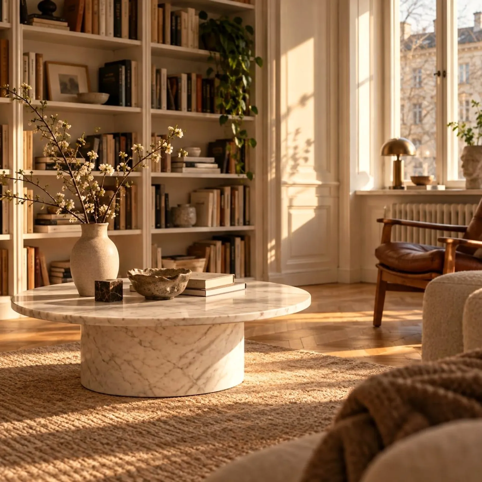 Table basse Viken blanc craie - miniature 2