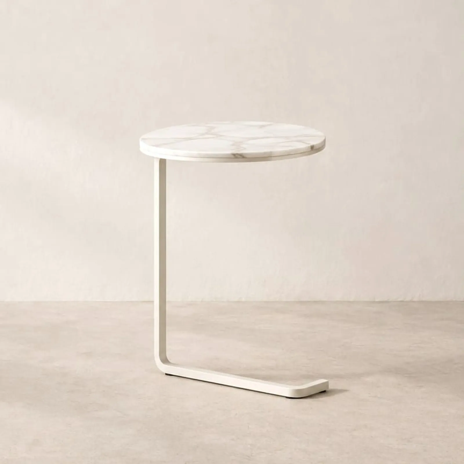 Table d’appoint Ull blanc craie - miniature 1
