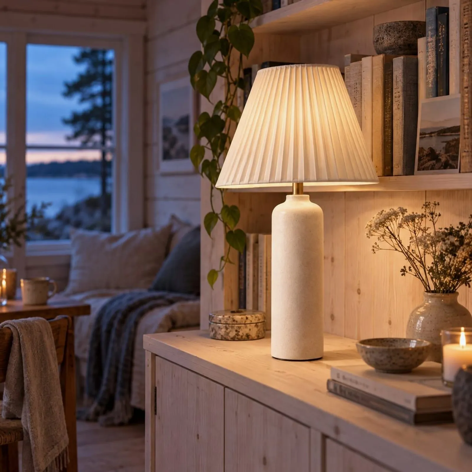 Lampe de table Nypon sauge II - miniature 2