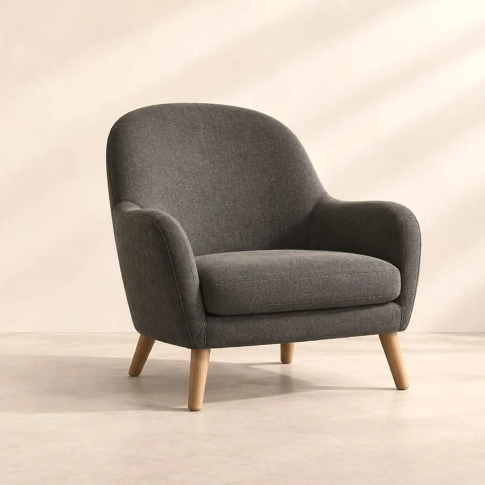 Fauteuil Sarek charbon - miniature 1
