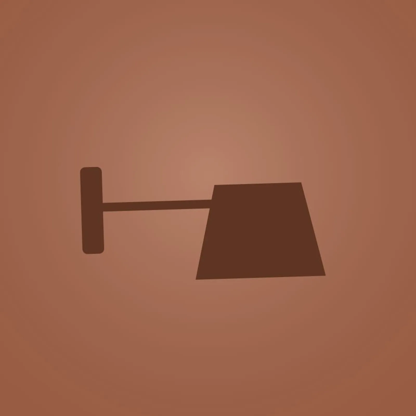 Vägglampa Näset Rost