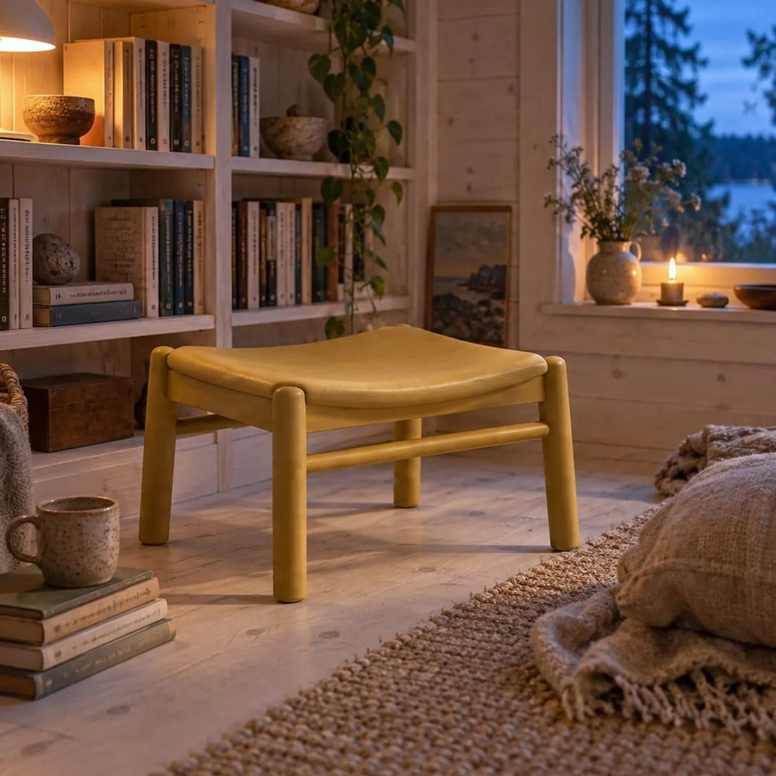 Tabouret Havre en bouleau - miniature 3