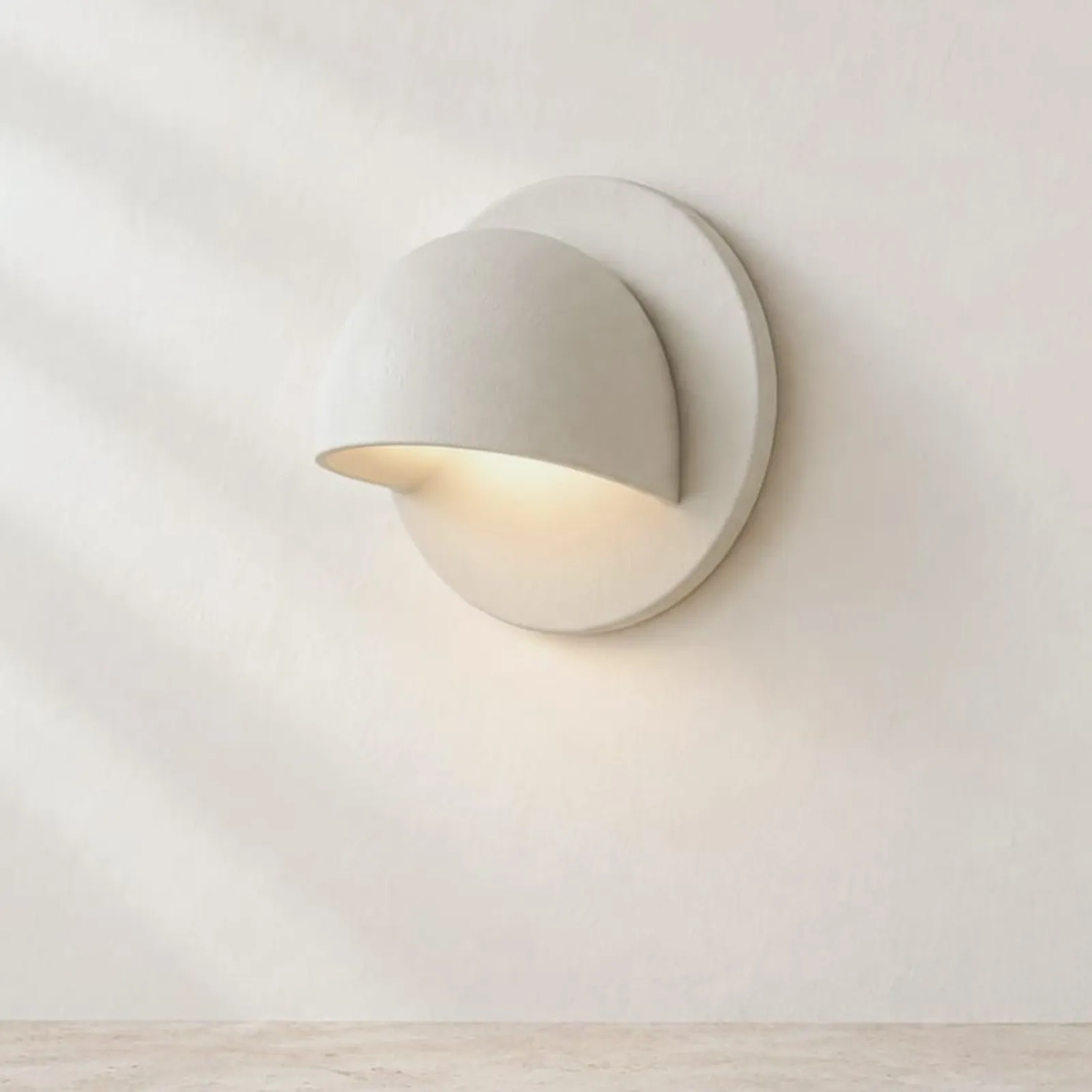 Vägglampa Holm Kritvit III - miniatyr 1