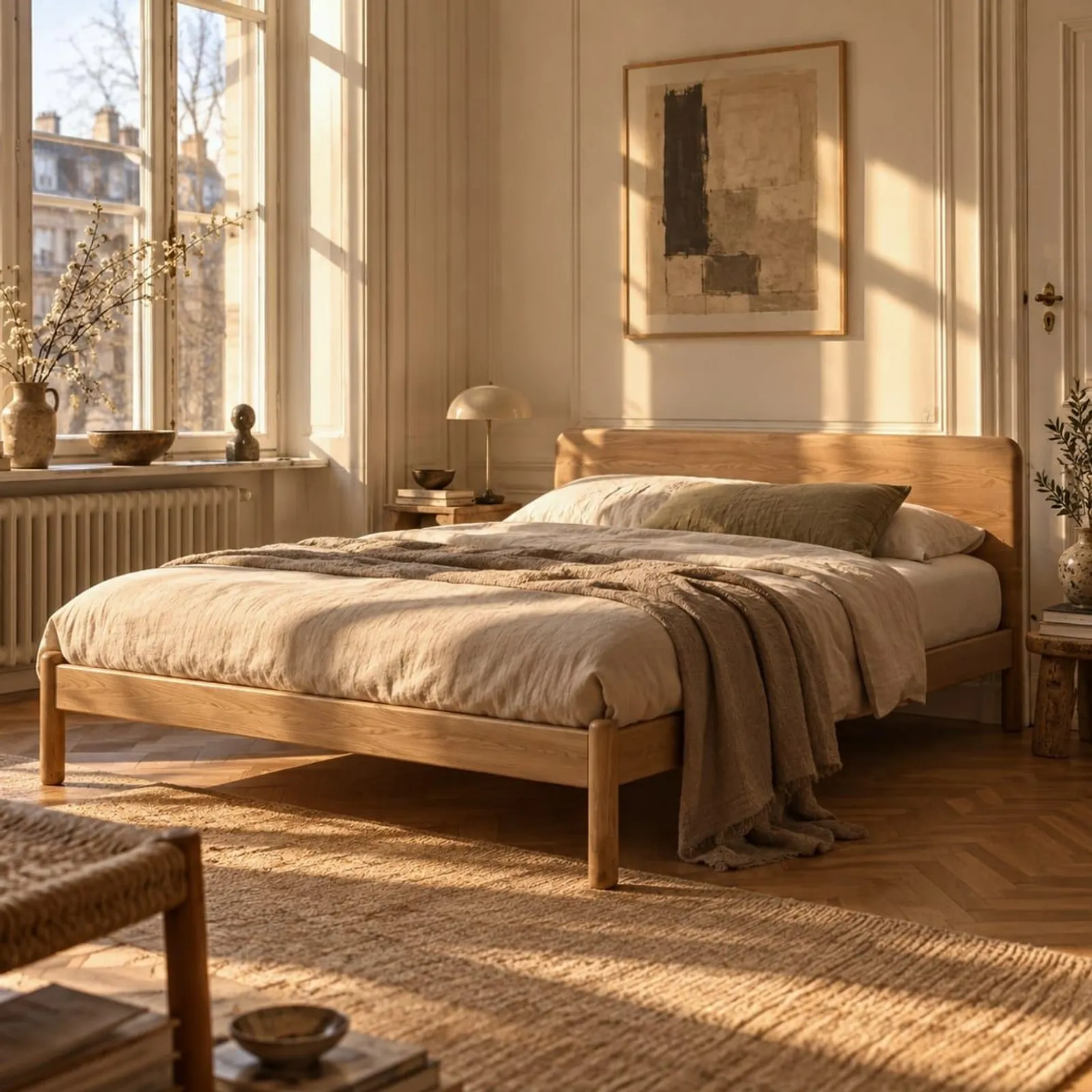 Lit Humle en chêne - miniature 2