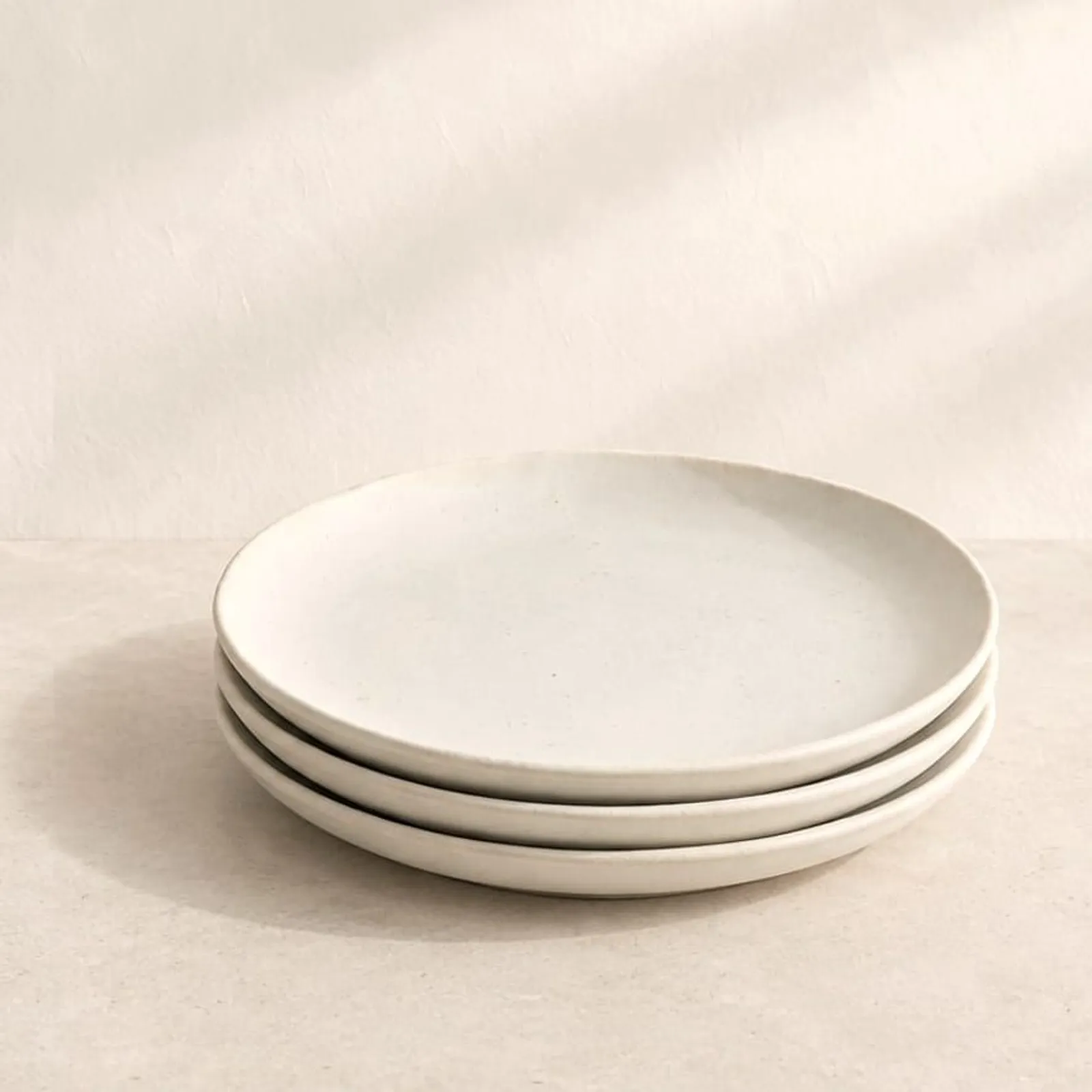 Assiette Näs blanc craie II