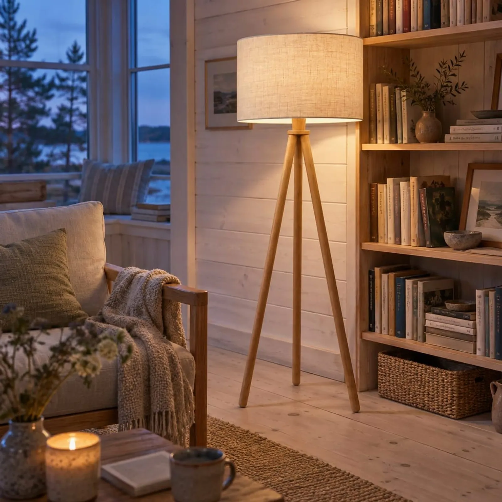 Lampadaire Kvarn naturel VI - miniature 3