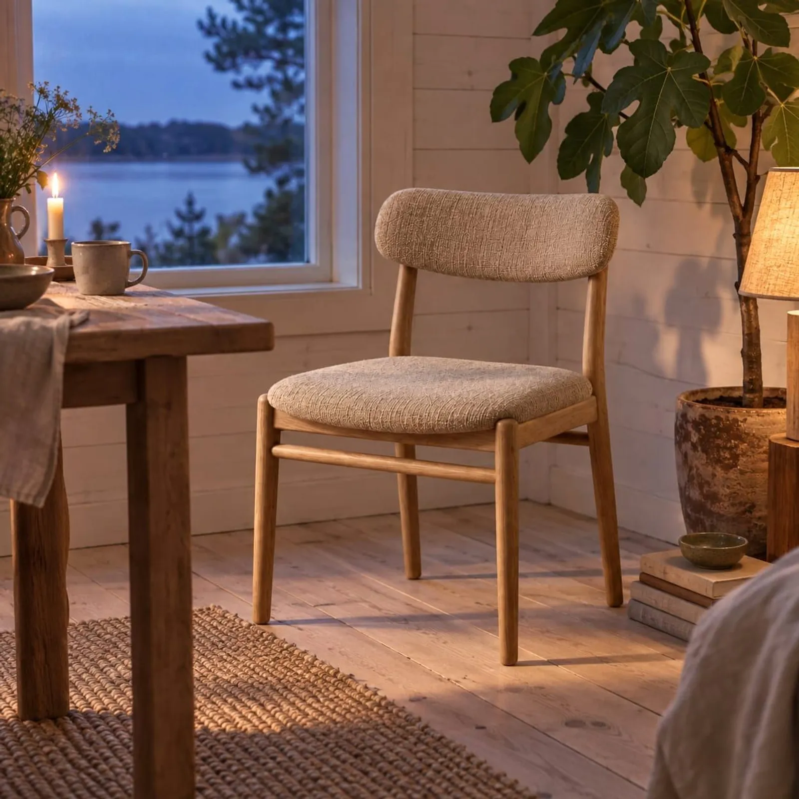 Chaise Oxel naturel V - miniature 3