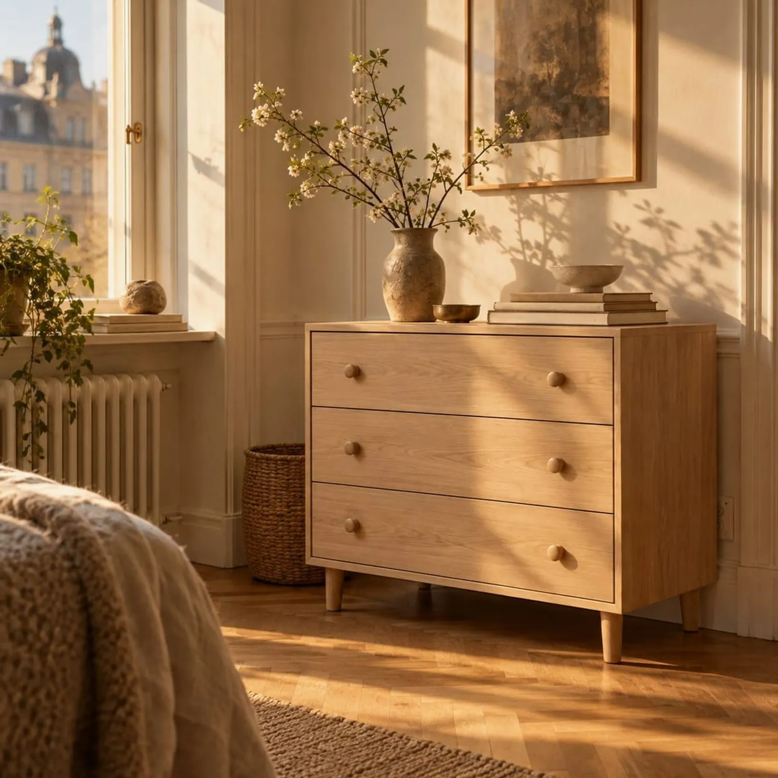 Commode Öland blanc craie - miniature 3