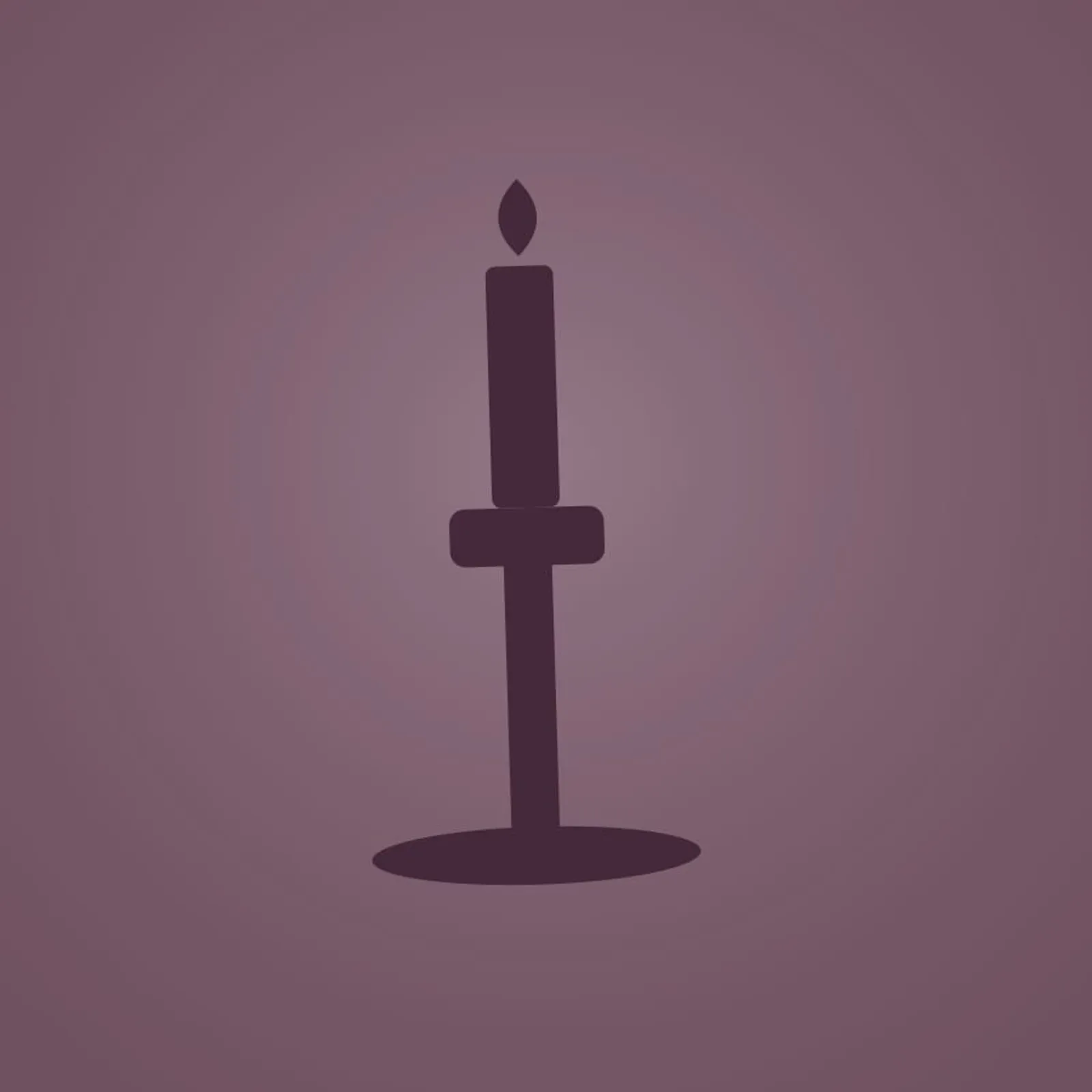Ljusstake En Plommon